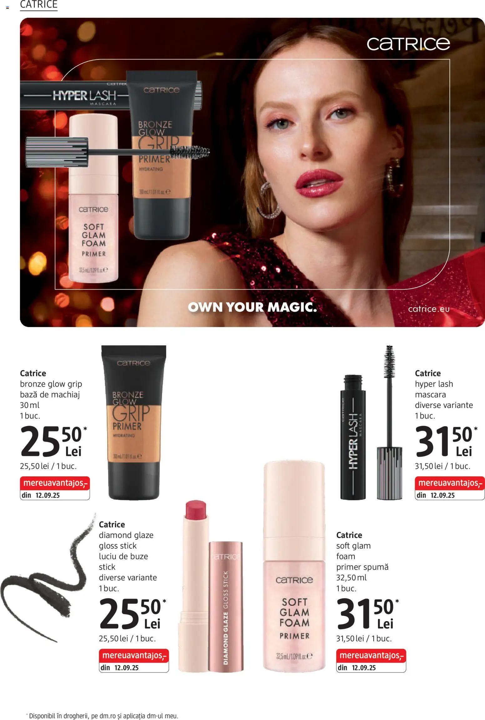 Catalog DM Drogerie Markt 6 Noiembrie - 1 Decembrie 2025 | Pagina 14 | Produse: Bază de machiaj, Machiaj, Mascara, Luciu de buze