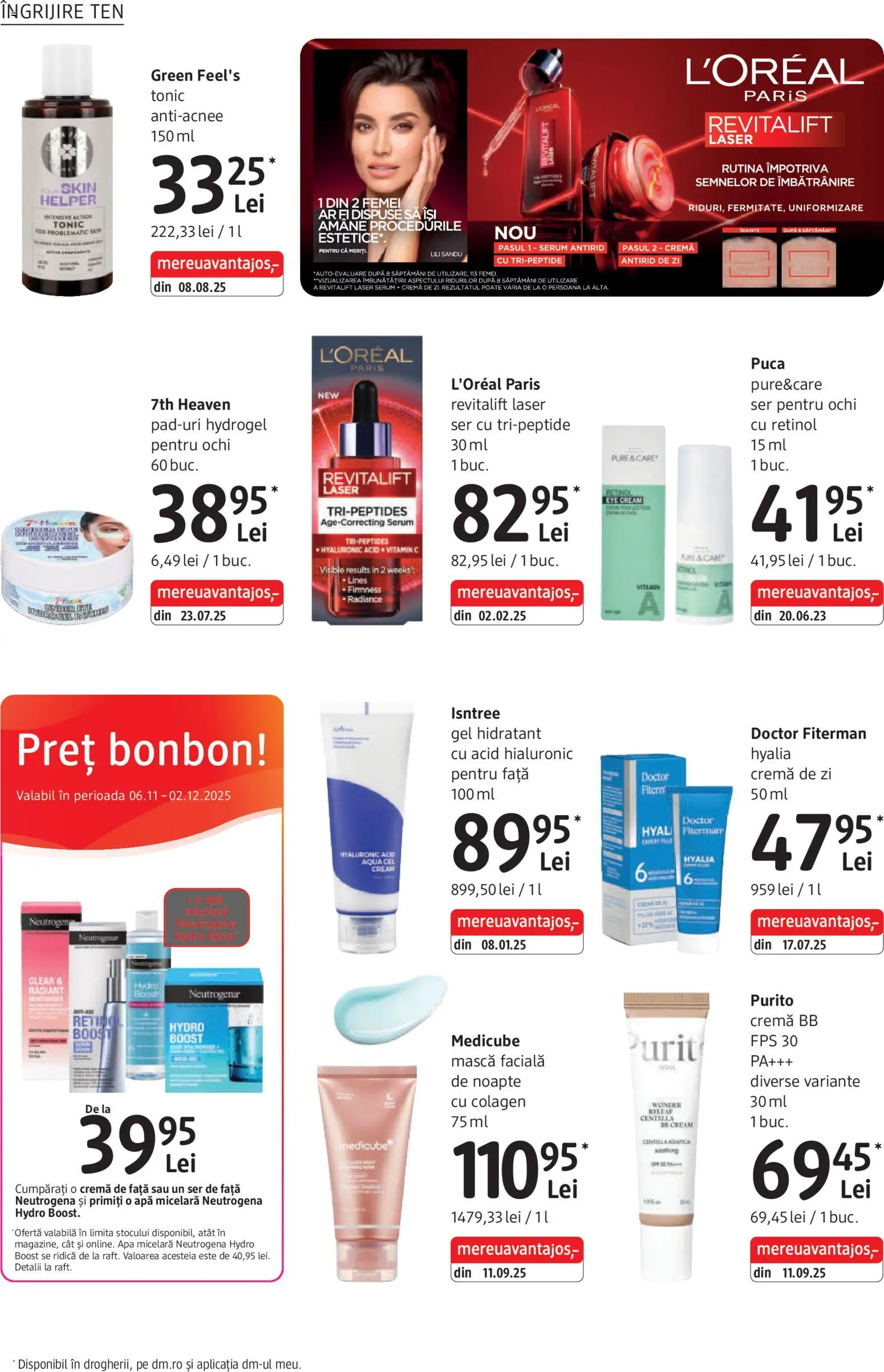 Catalog DM Drogerie Markt 6 Noiembrie - 1 Decembrie 2025 | Pagina 18 | Produse: Serum, Cremă, Apă micelară, Apă