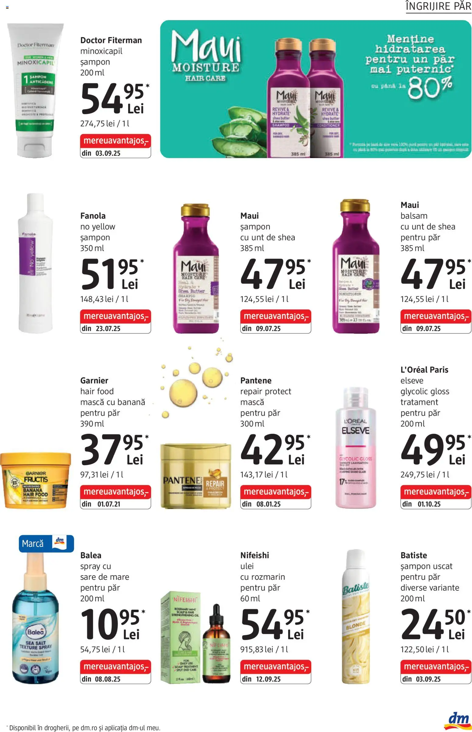 Catalog DM Drogerie Markt 6 Noiembrie - 1 Decembrie 2025 | Pagina 21 | Produse: Șampon, Unt, Ulei, Șampon uscat