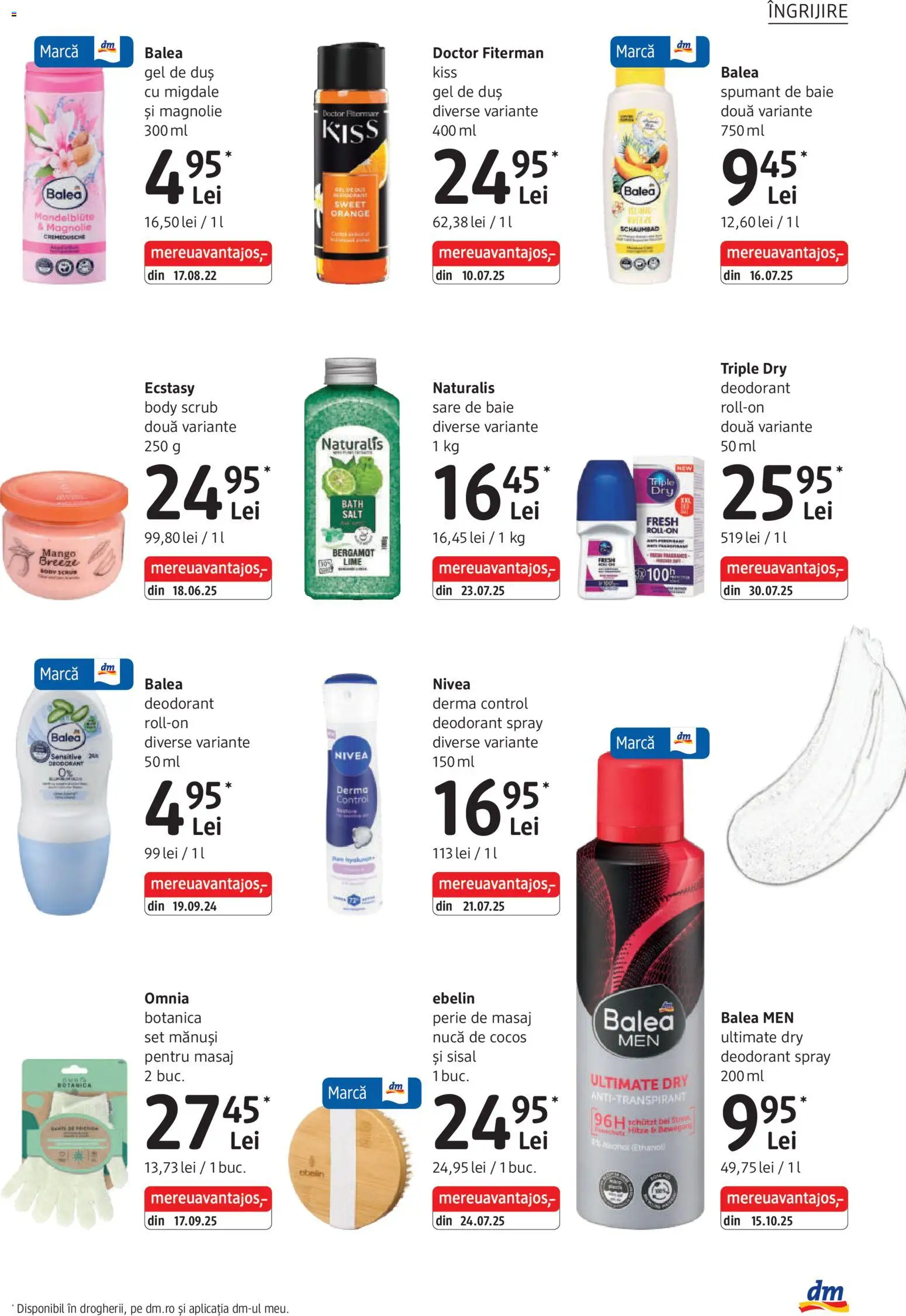 Catalog DM Drogerie Markt 6 Noiembrie - 1 Decembrie 2025 | Pagina 23 | Produse: Scrub, Duș, Perie, Migdale