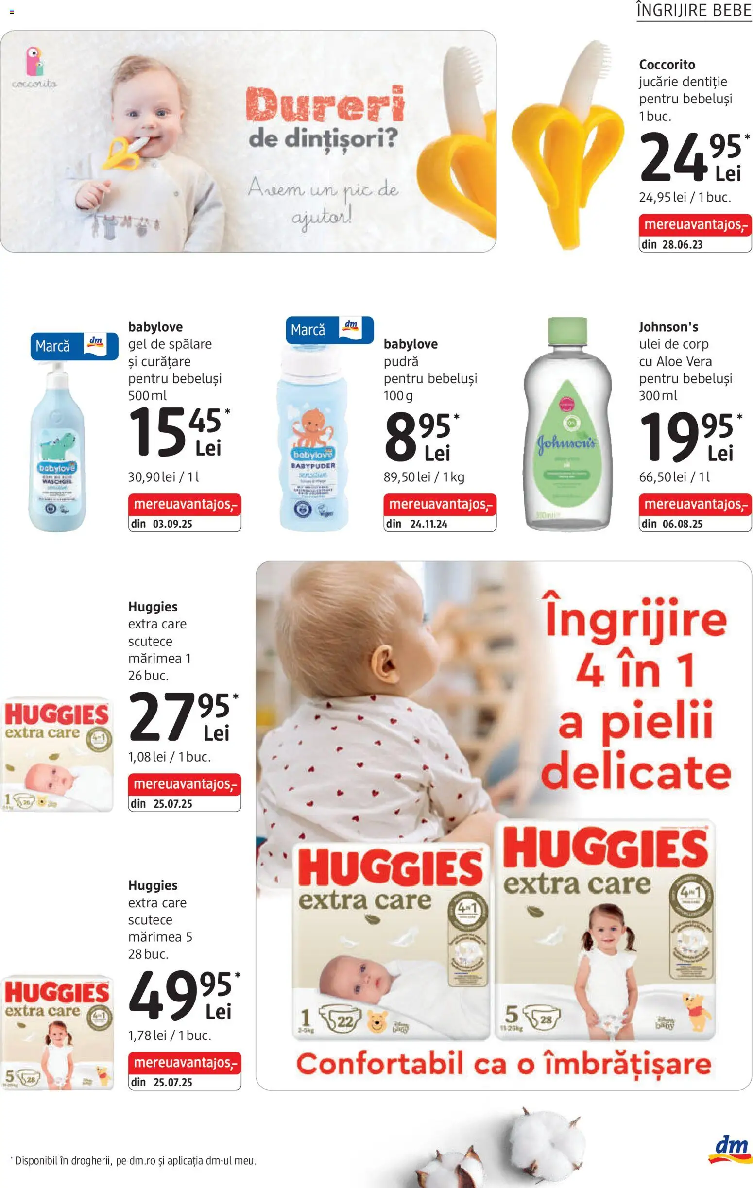 Catalog DM Drogerie Markt 6 Noiembrie - 1 Decembrie 2025 | Pagina 27 | Produse: Ulei de corp, Pudră, Ulei, Scutece