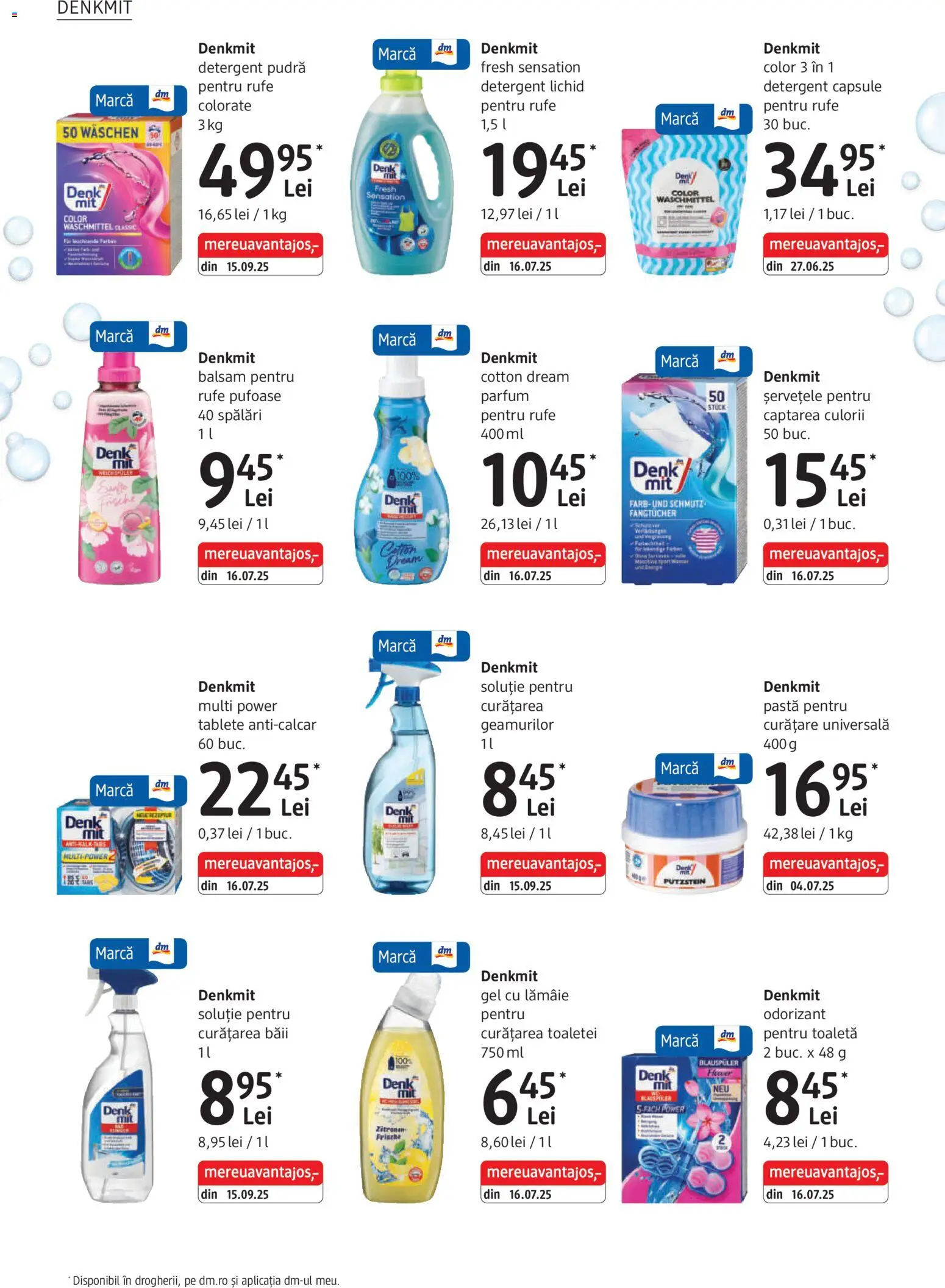 Catalog DM Drogerie Markt 6 Noiembrie - 1 Decembrie 2025 | Pagina 28 | Produse: Toaletă, Balsam, Yorgan, Detergent