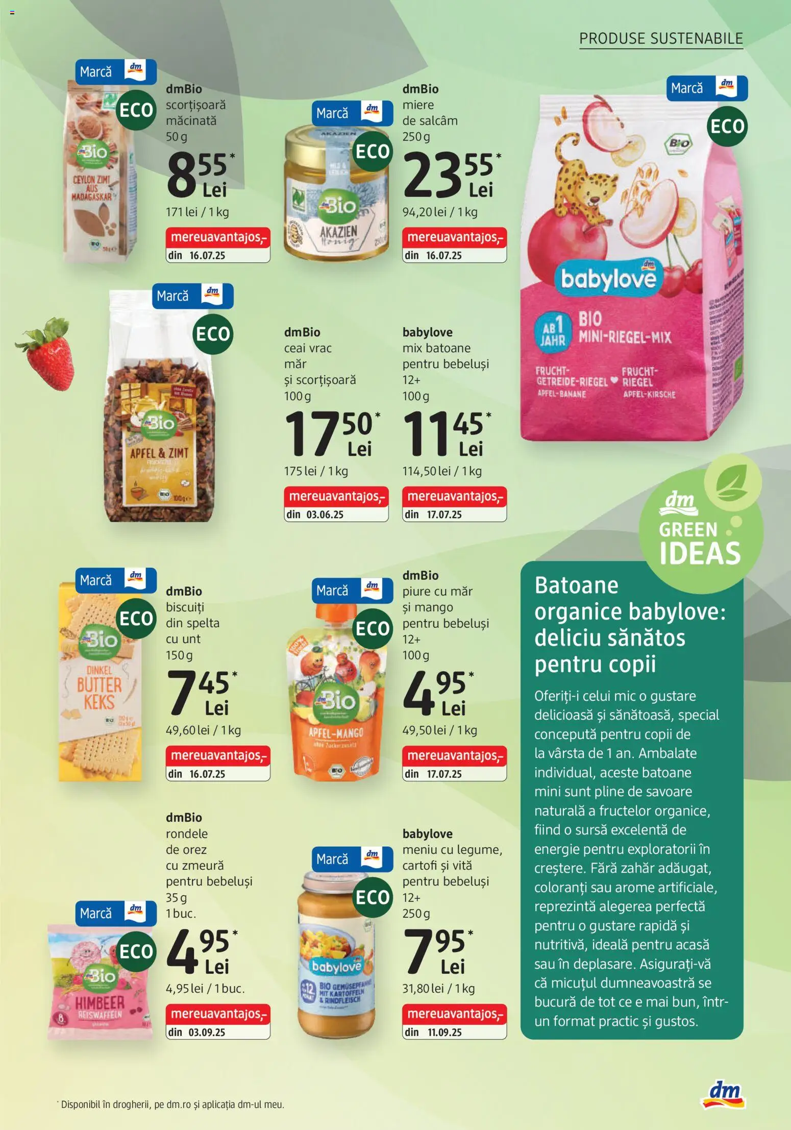 Catalog DM Drogerie Markt 6 Noiembrie - 1 Decembrie 2025 | Pagina 31 | Produse: Şerit ödül, Zmeură, Unt, Biscuiți