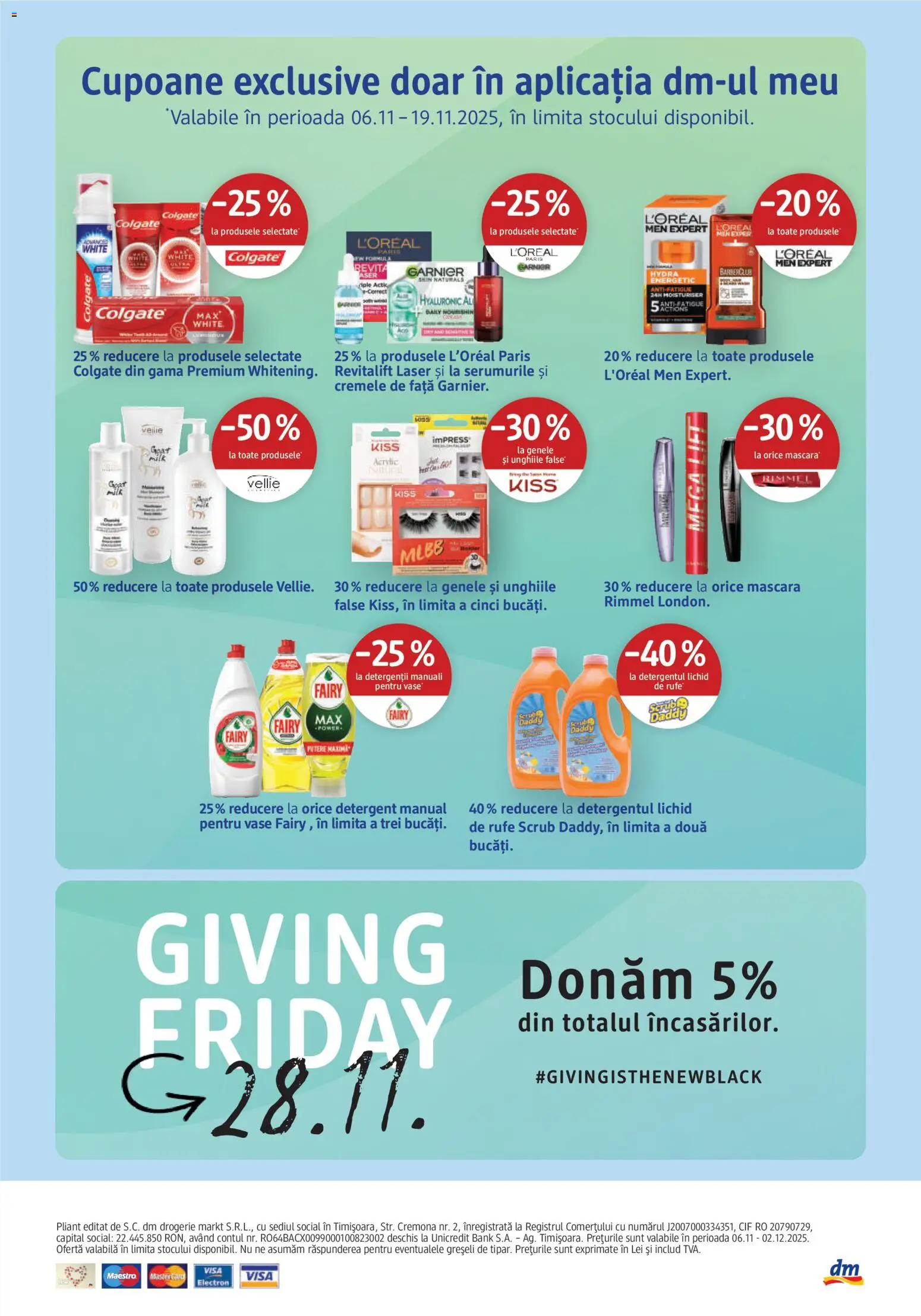 Catalog DM Drogerie Markt 6 Noiembrie - 1 Decembrie 2025 | Pagina 32 | Produse: Scrub, Mascara, Detergent