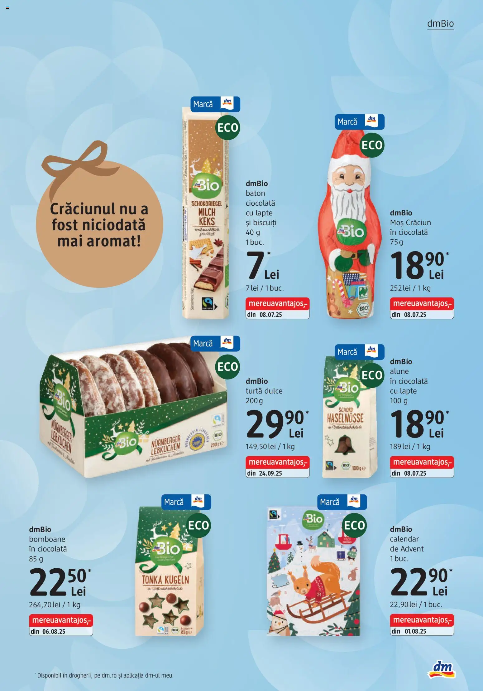 Catalog DM Drogerie Markt 6 Noiembrie - 1 Decembrie 2025 | Pagina 7 | Produse: Alune, Lapte, Ciocolată, Bomboane