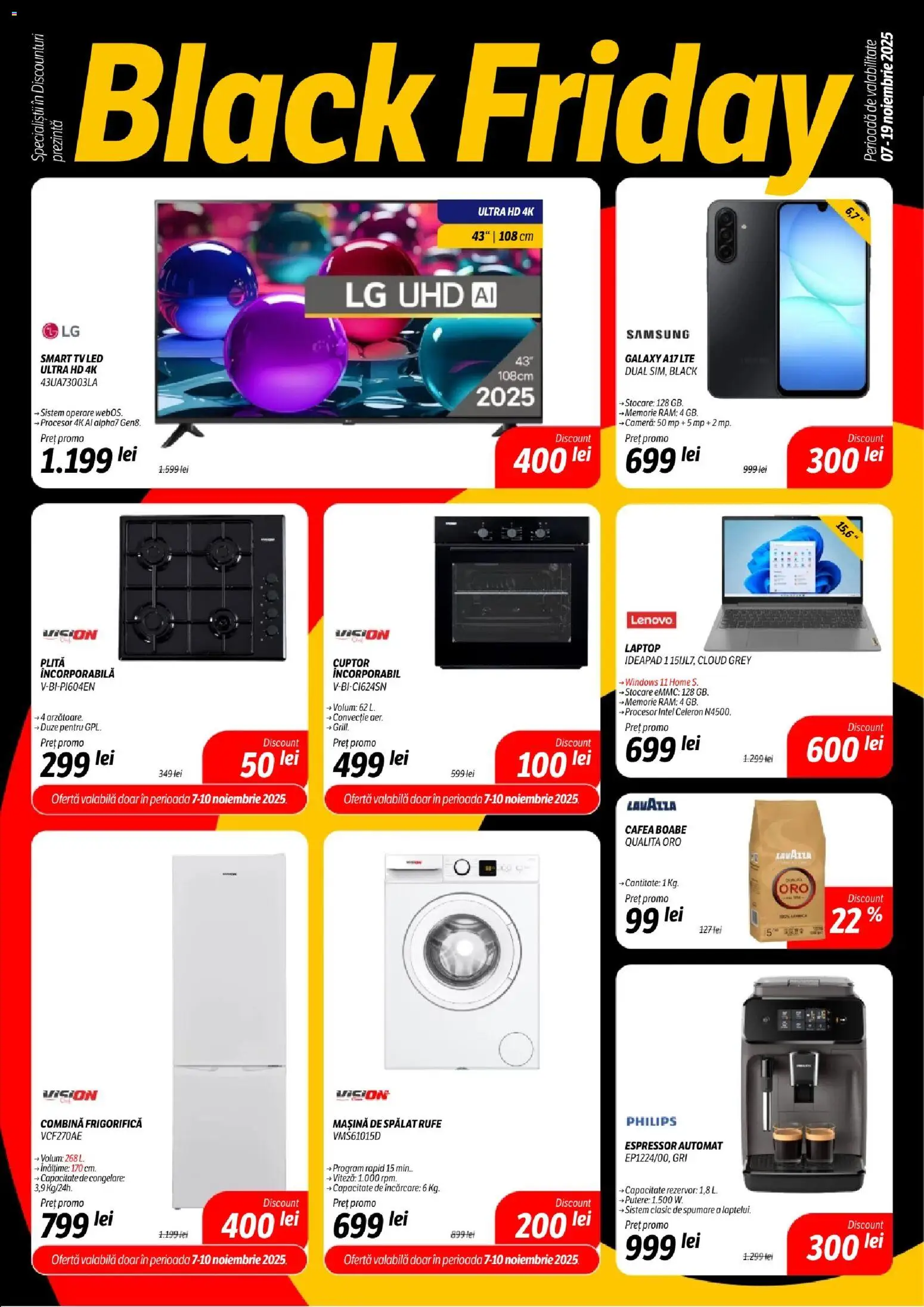 Catalog Flanco 7 - 18 Noiembrie 2025 | Pagina 1 | Produse: Enginar, Memorie, Cameră, Combină frigorifică