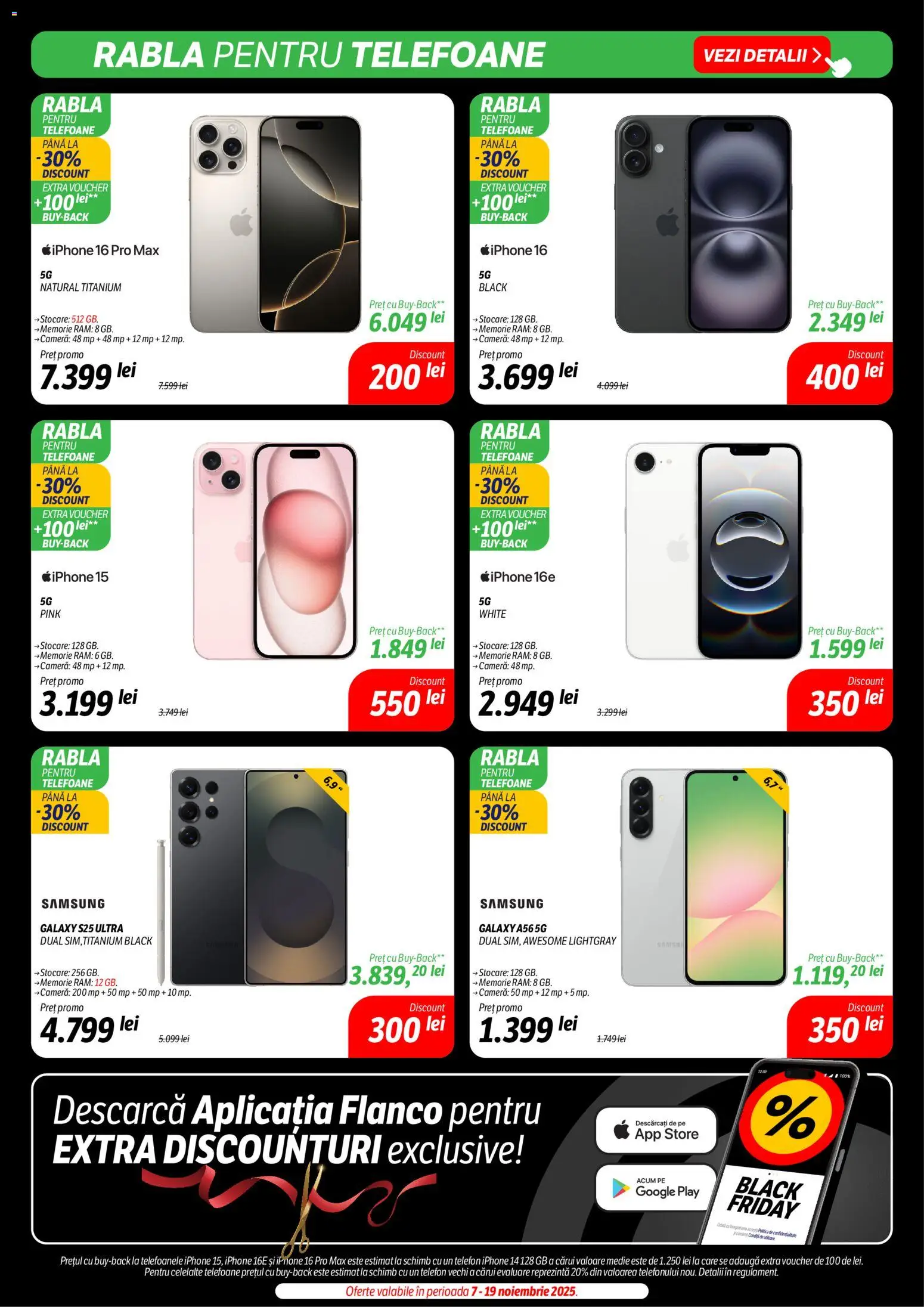 Catalog Flanco 7 - 18 Noiembrie 2025 | Pagina 2 | Produse: Telefon, Memorie, Cameră