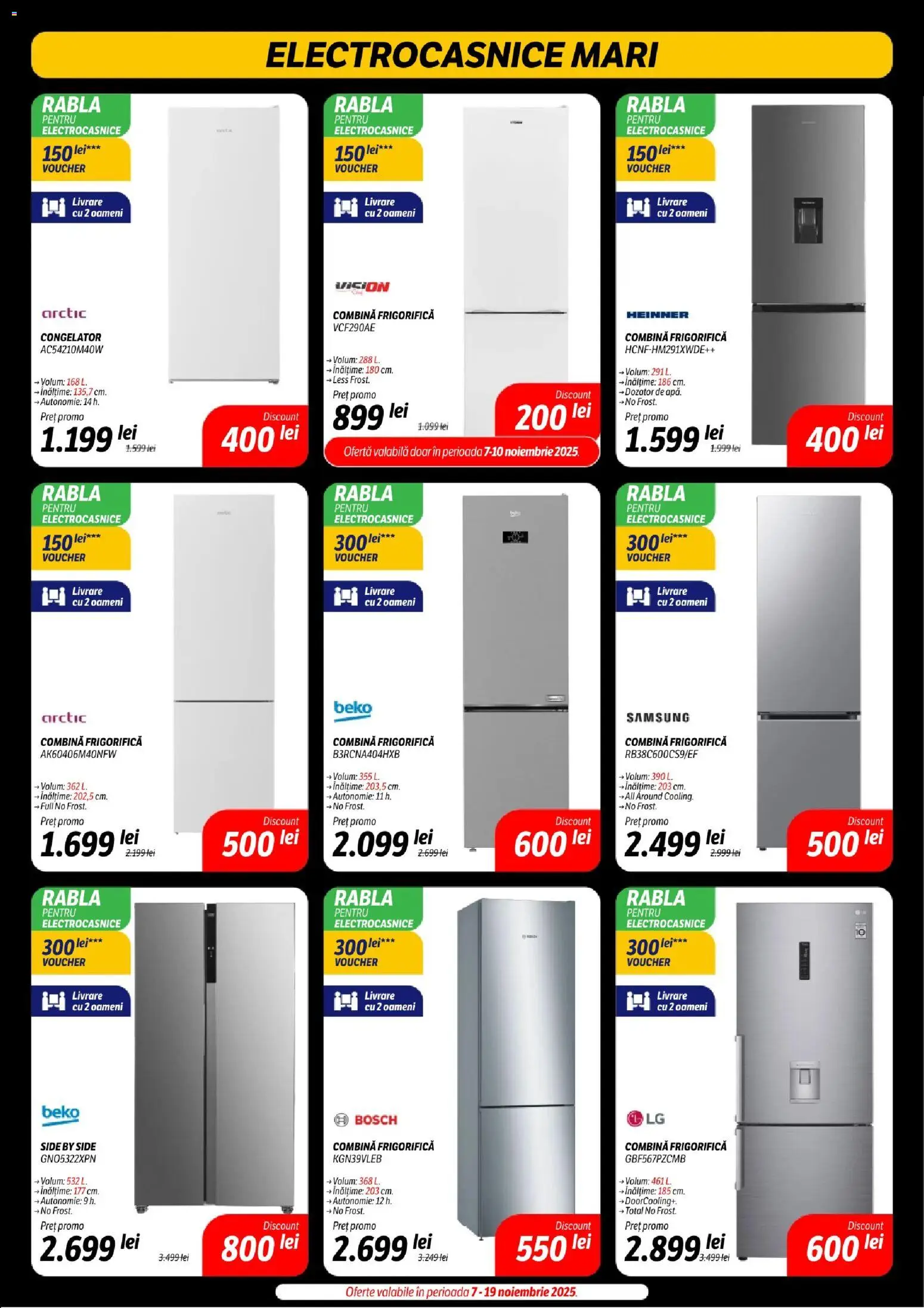 Catalog Flanco 7 - 18 Noiembrie 2025 | Pagina 32 | Produse: Congelator, Combină frigorifică