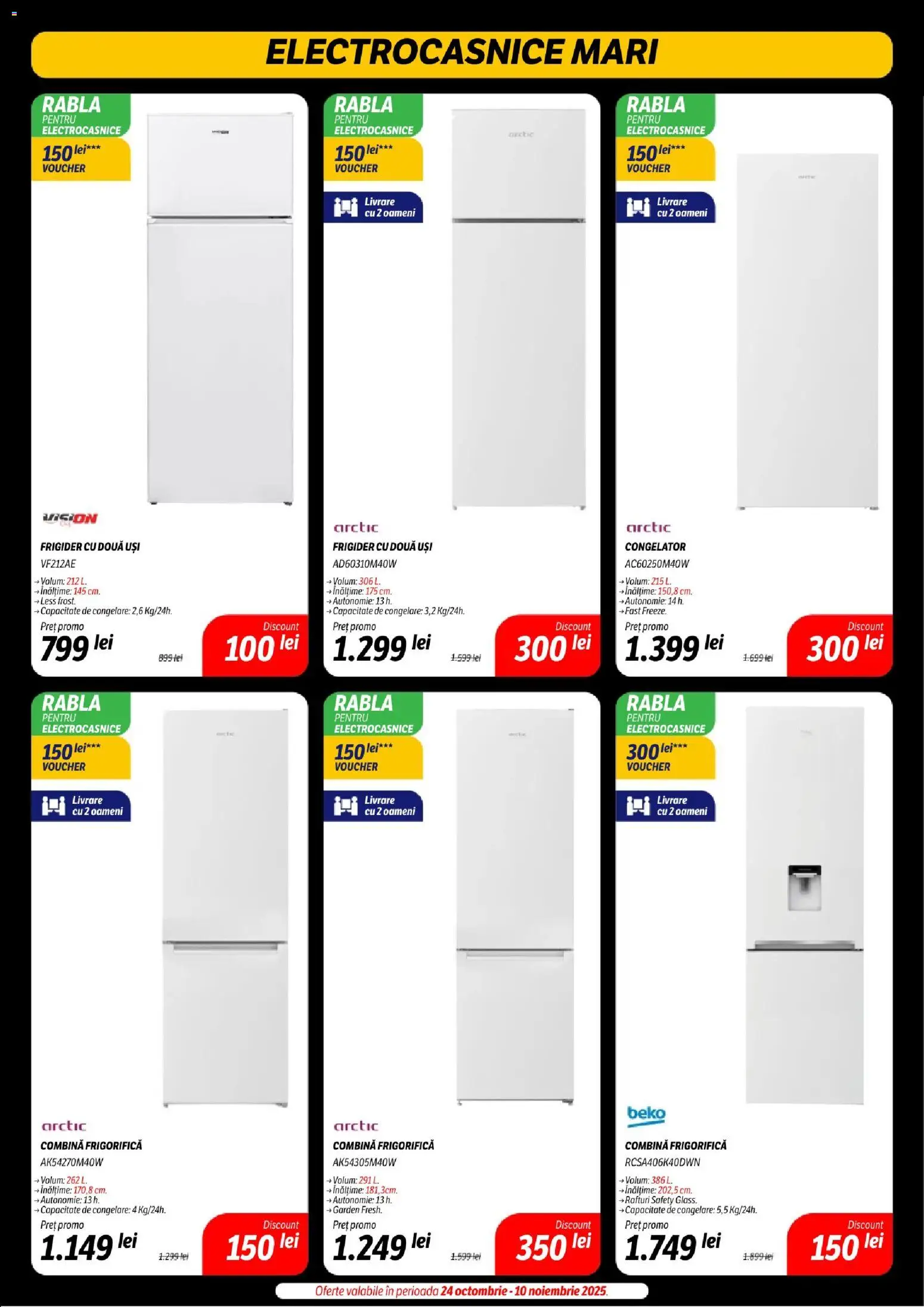 Catalog Flanco 7 - 18 Noiembrie 2025 | Pagina 33 | Produse: Frigider, Congelator, Combină frigorifică