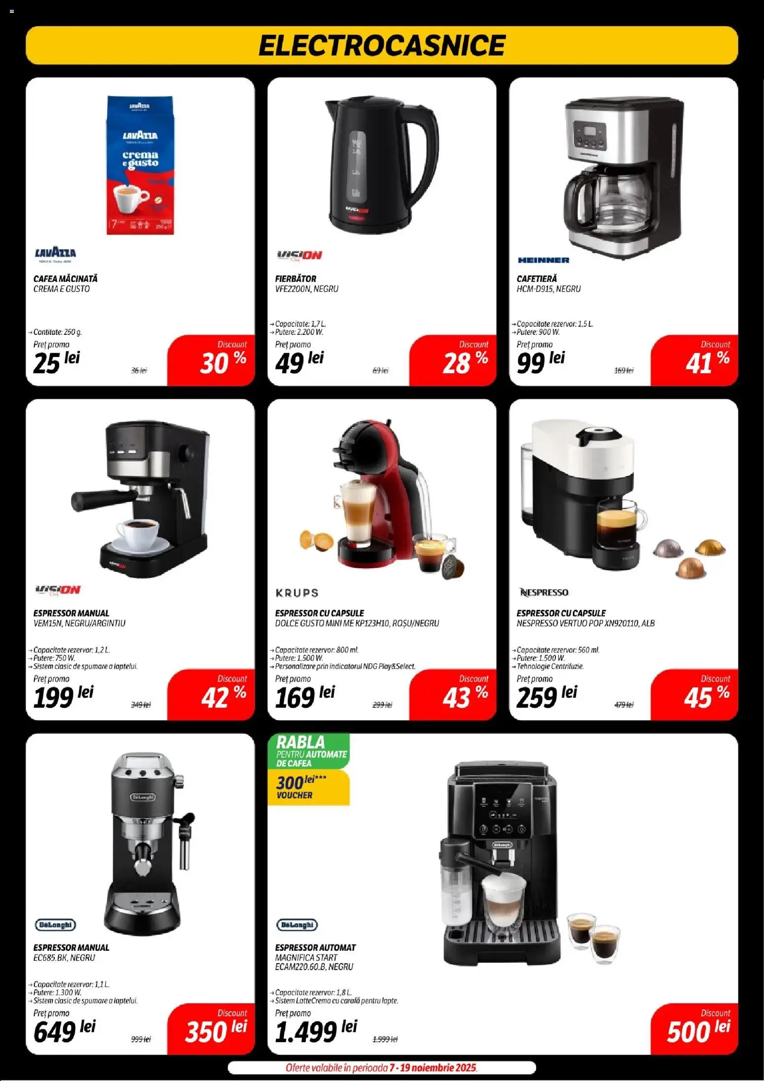 Catalog Flanco 7 - 18 Noiembrie 2025 | Pagina 39 | Produse: Espressor, Cafetieră, Cremă, Cafea