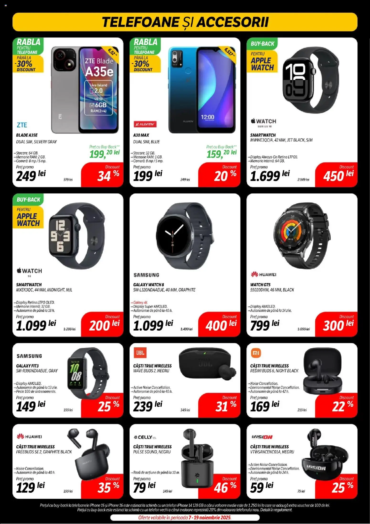 Catalog Flanco 7 - 18 Noiembrie 2025 | Pagina 4 | Produse: Telefon, Căști, Smartwatch, Pește