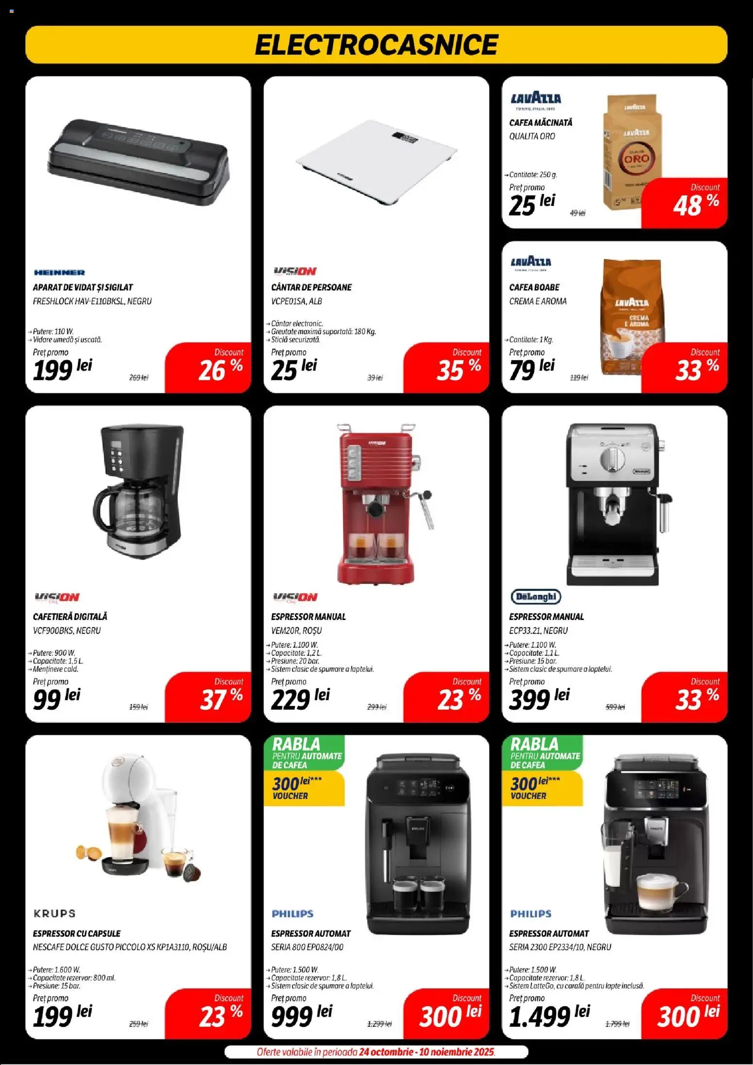 Catalog Flanco 7 - 18 Noiembrie 2025 | Pagina 40 | Produse: Espressor, Cafetieră, Cremă, Cafea