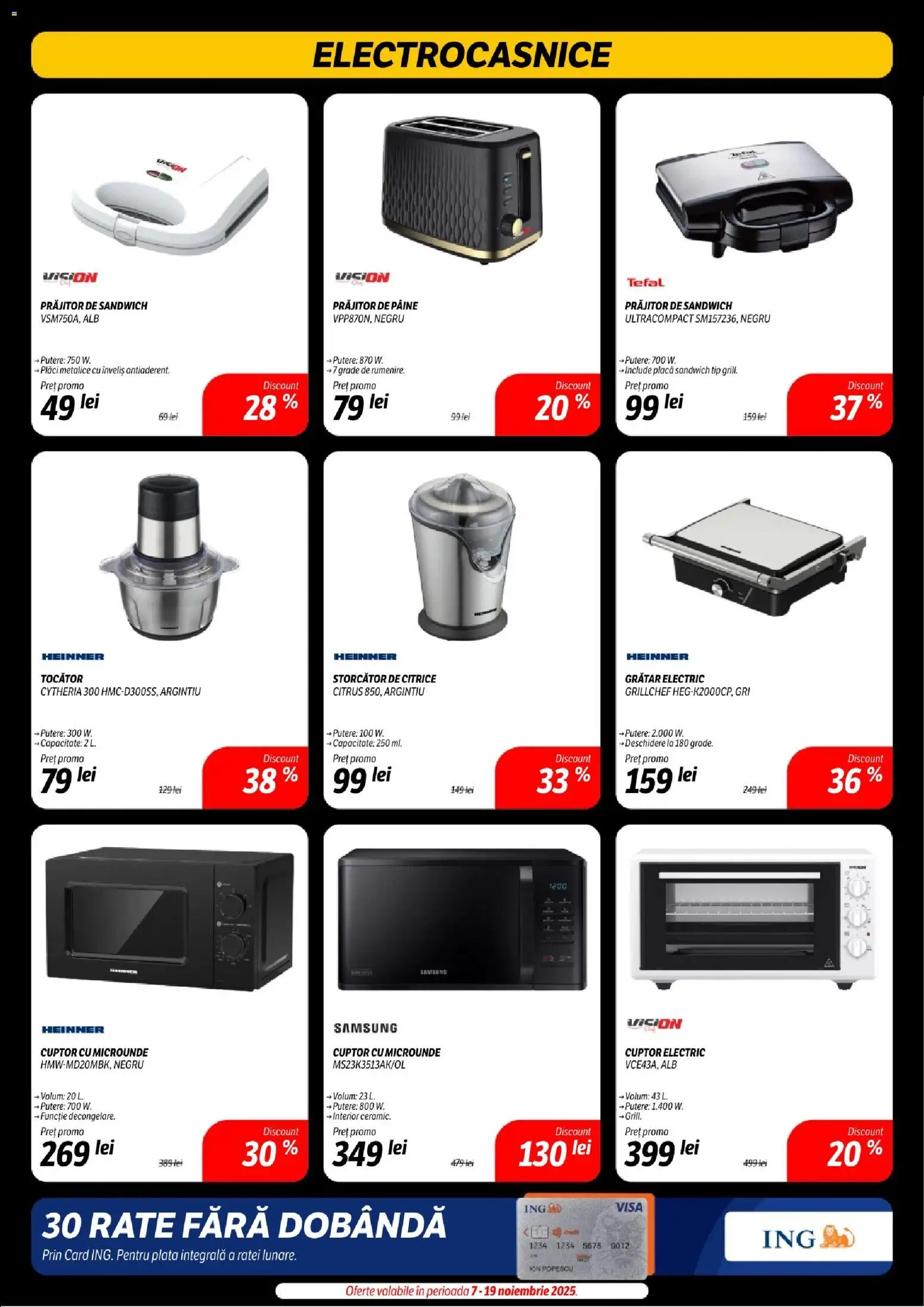 Catalog Flanco 7 - 18 Noiembrie 2025 | Pagina 41 | Produse: Cuptor, Cuptor Cu Microunde, Storcător, Tocător