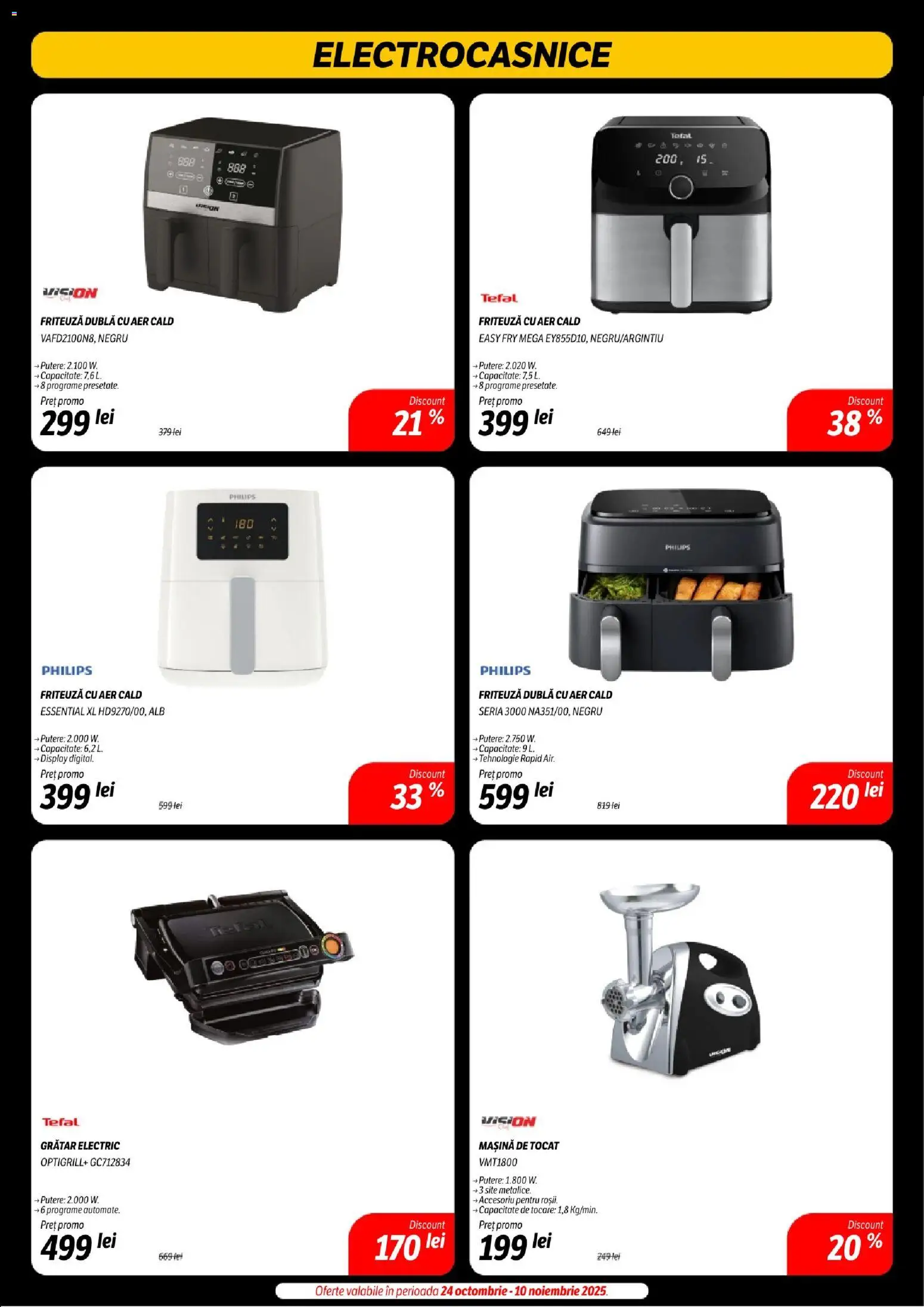 Catalog Flanco 7 - 18 Noiembrie 2025 | Pagina 43 | Produse: Mașină de tocat, Ginseng, Friteuză, Grătar