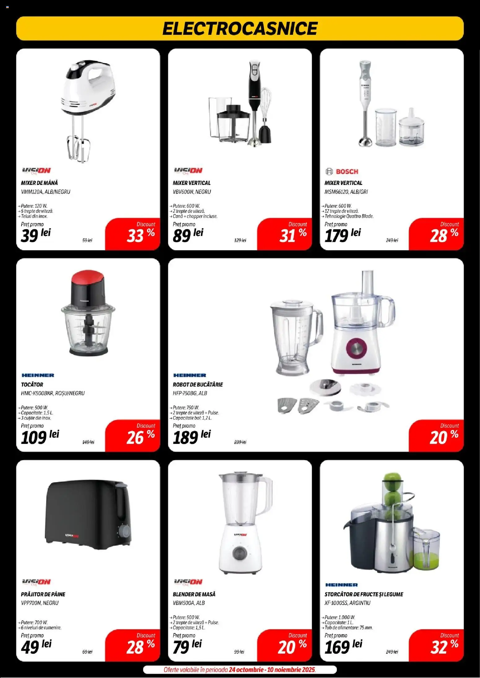 Catalog Flanco 7 - 18 Noiembrie 2025 | Pagina 44 | Produse: Blender, Mixer, Storcător, Storcător de fructe