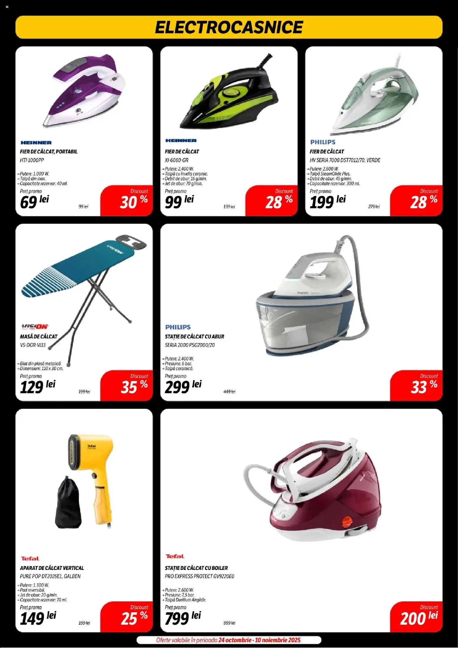 Catalog Flanco 7 - 18 Noiembrie 2025 | Pagina 48 | Produse: Boiler, Enginar, Fier de călcat, Masă de călcat