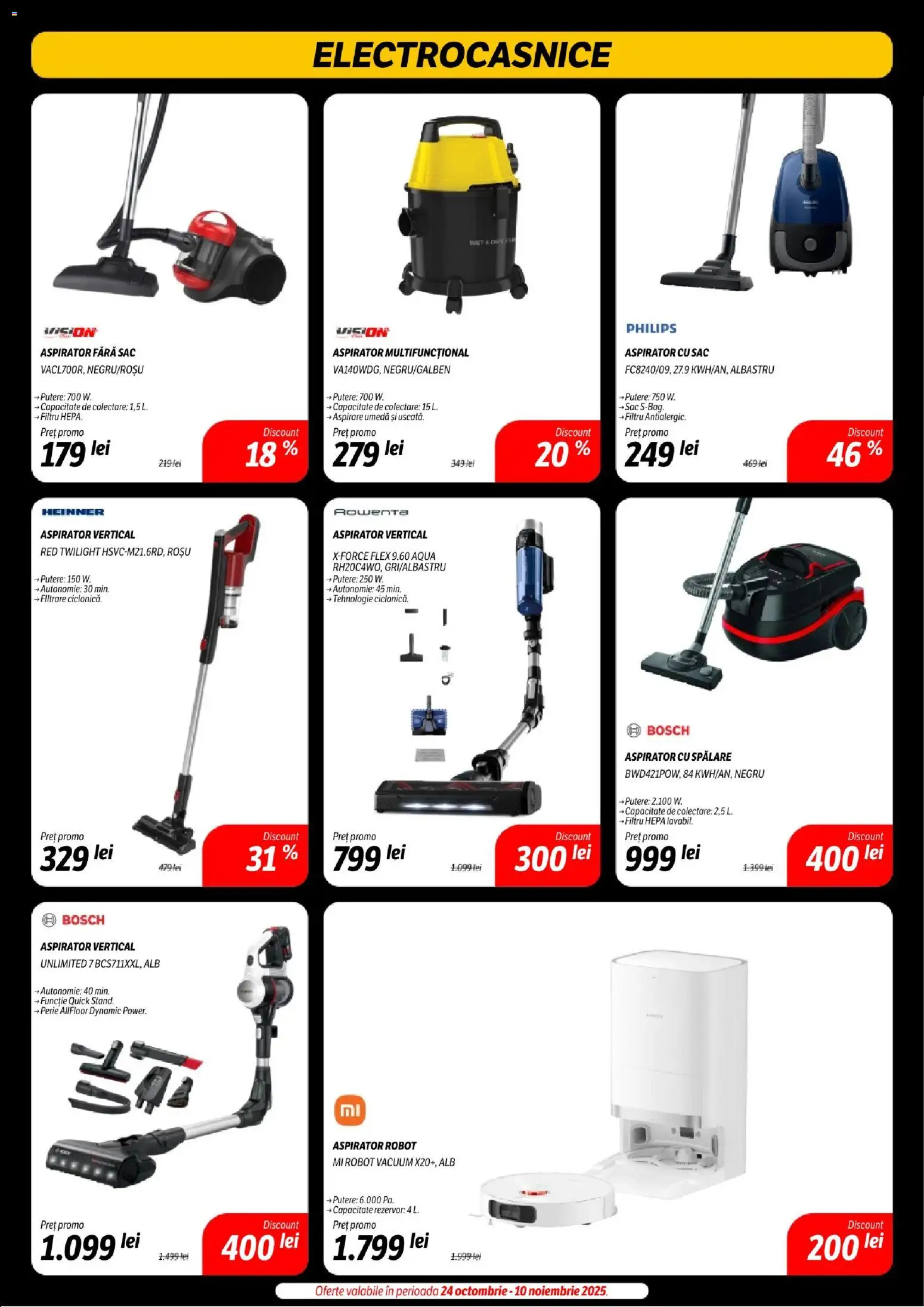 Catalog Flanco 7 - 18 Noiembrie 2025 | Pagina 49 | Produse: Enginar, Aspirator robot, Aspirator, Perie