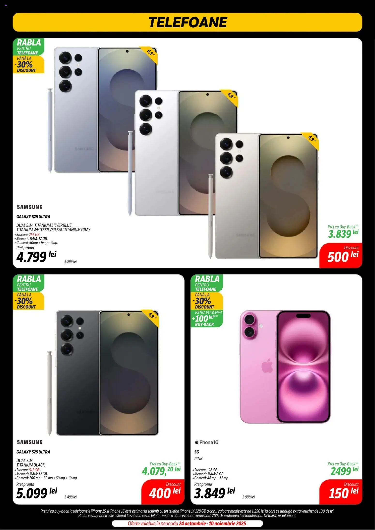 Catalog Flanco 7 - 18 Noiembrie 2025 | Pagina 7 | Produse: Telefon, Memorie, Cameră