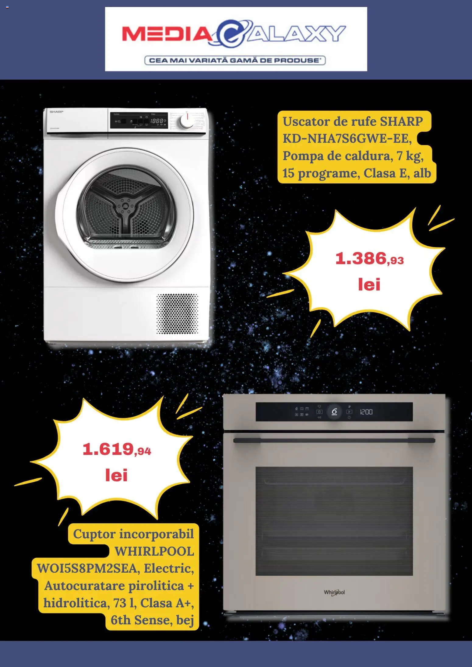 Catalog Media Galaxy 6 - 11 Noiembrie 2025 | Pagina 6 | Produse: Uscător, Cuptor