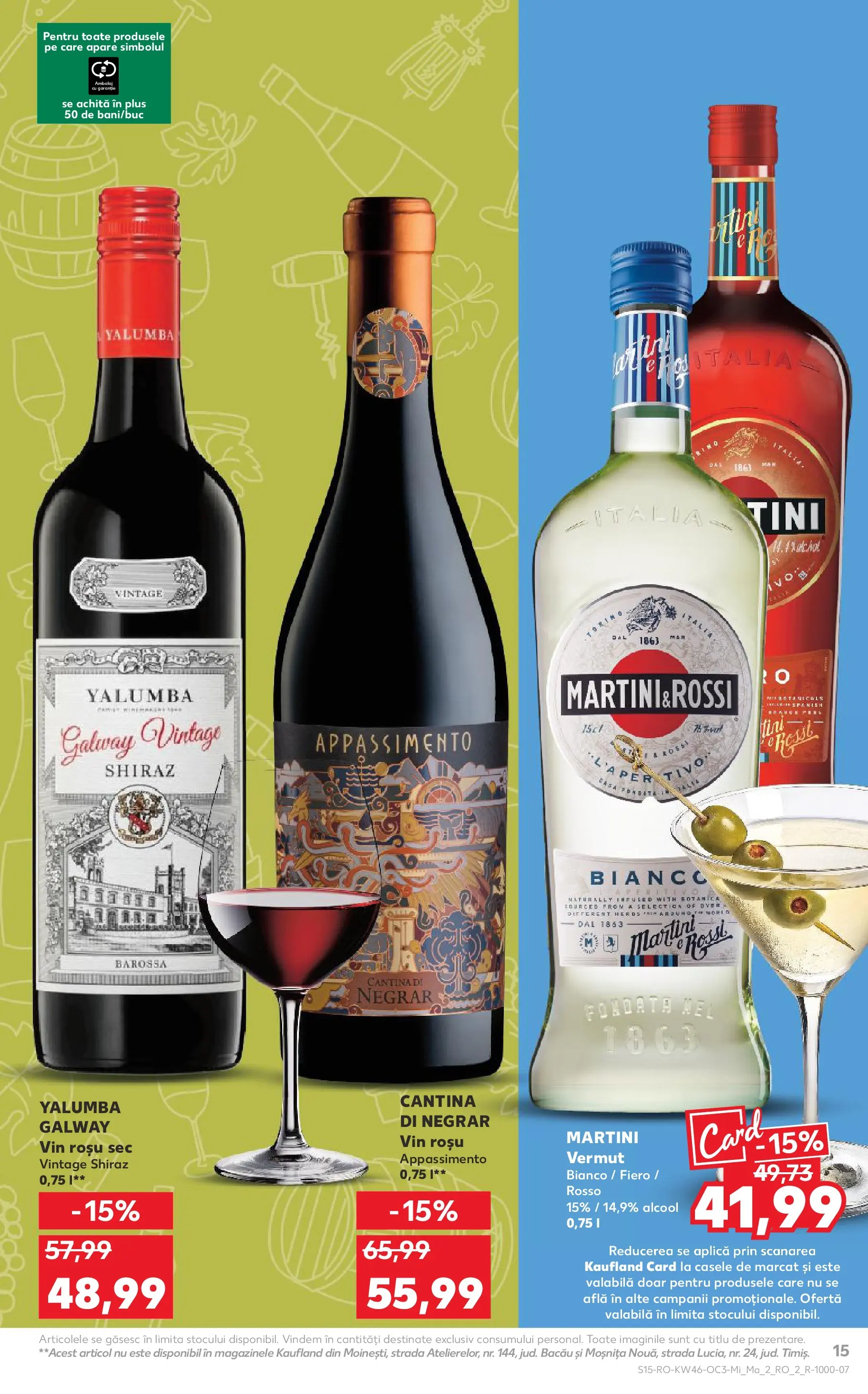 Catalog Kaufland 12 - 17 Noiembrie 2025 | Pagina 15 | Produse: Yulaf, Vin
