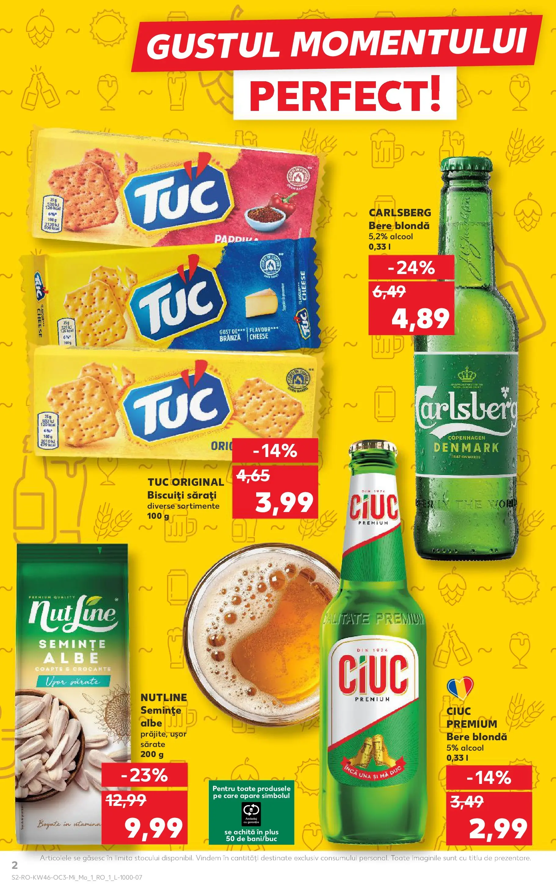 Catalog Kaufland 12 - 17 Noiembrie 2025 | Pagina 2 | Produse: Semințe, Brânză, Bere, Biscuiți