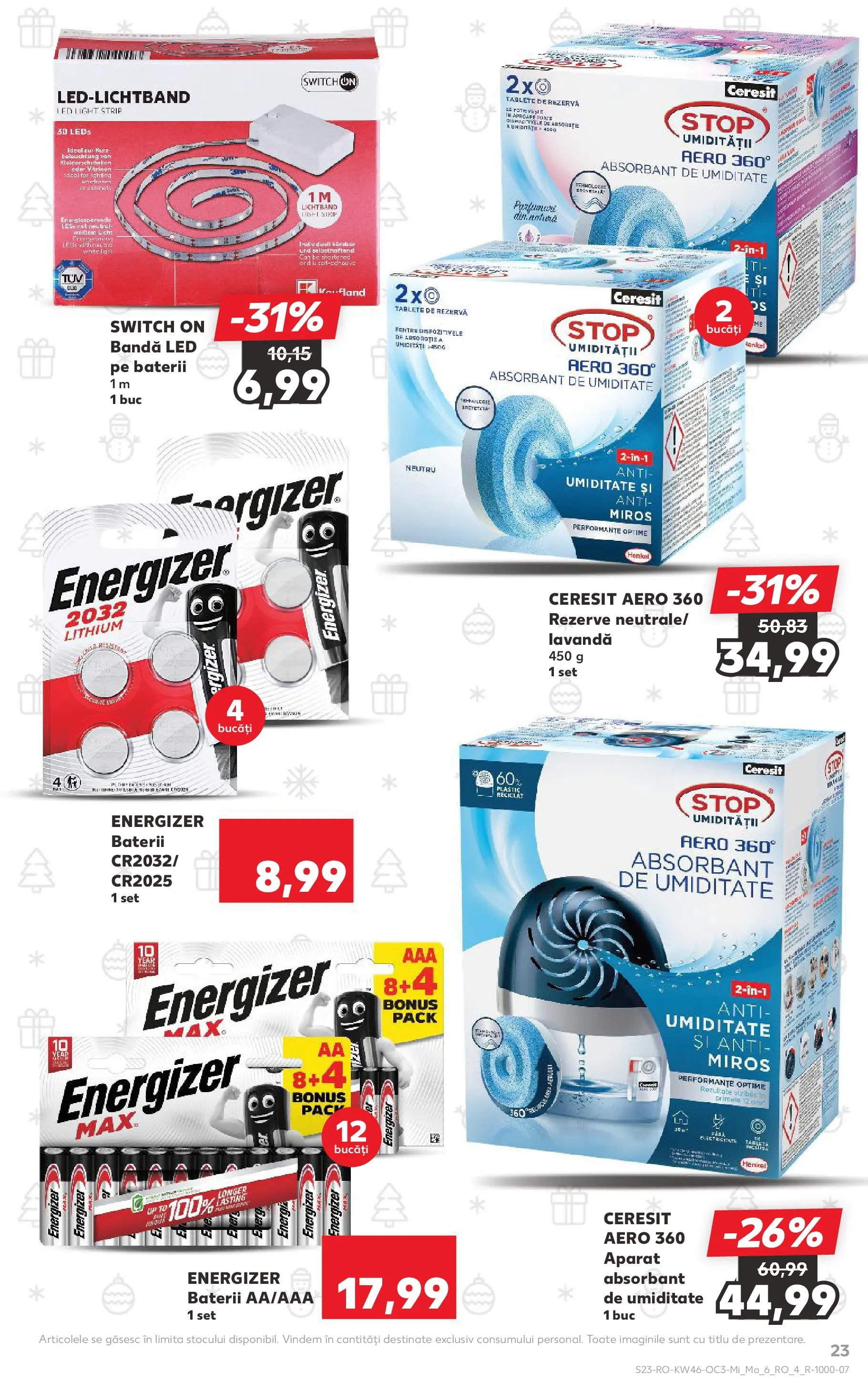 Catalog Kaufland 12 - 17 Noiembrie 2025 | Pagina 23 | Produse: Tabletă, Babak, Baterii