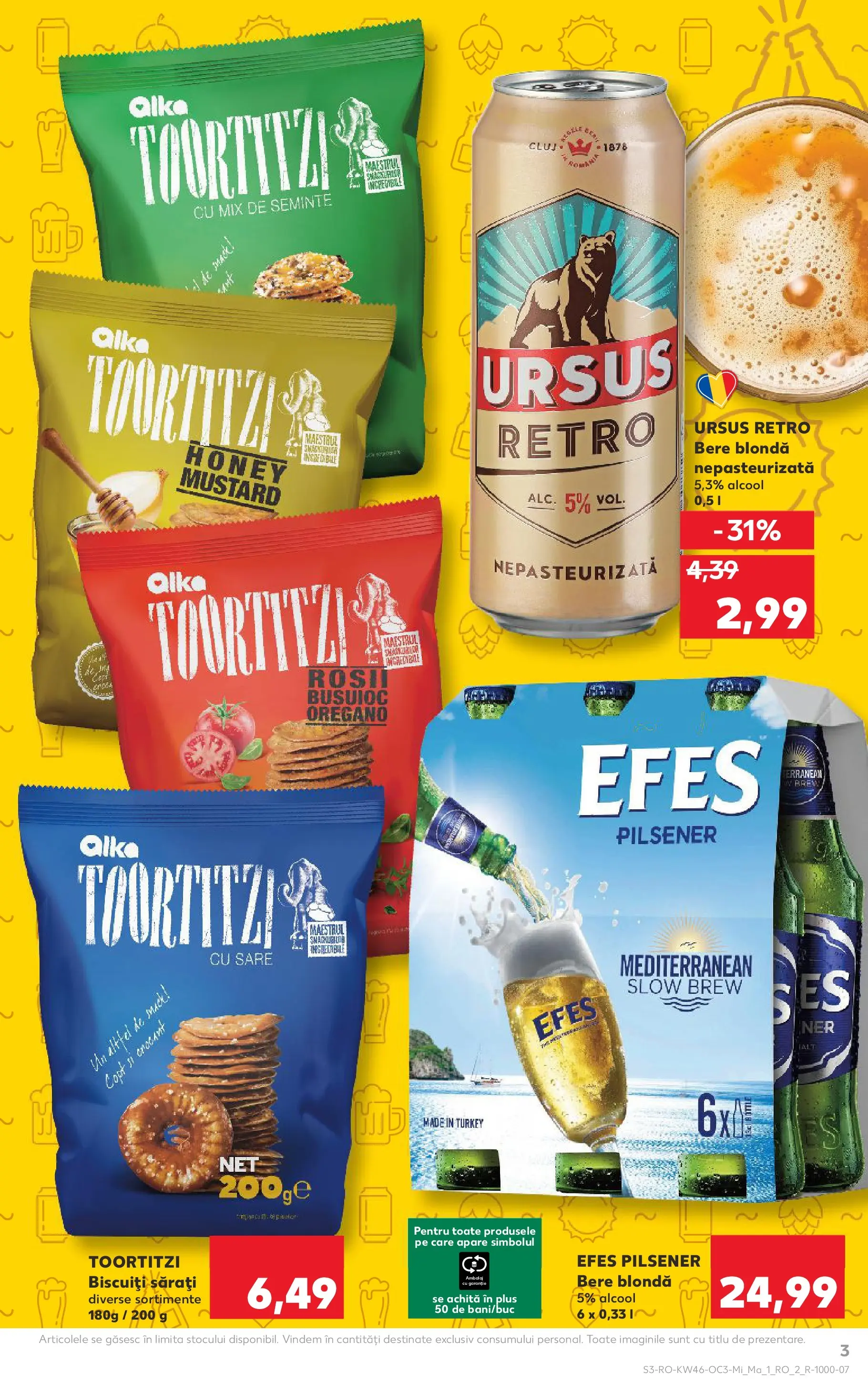 Catalog Kaufland 12 - 17 Noiembrie 2025 | Pagina 3 | Produse: Semințe, Bere, Biscuiți, Sare