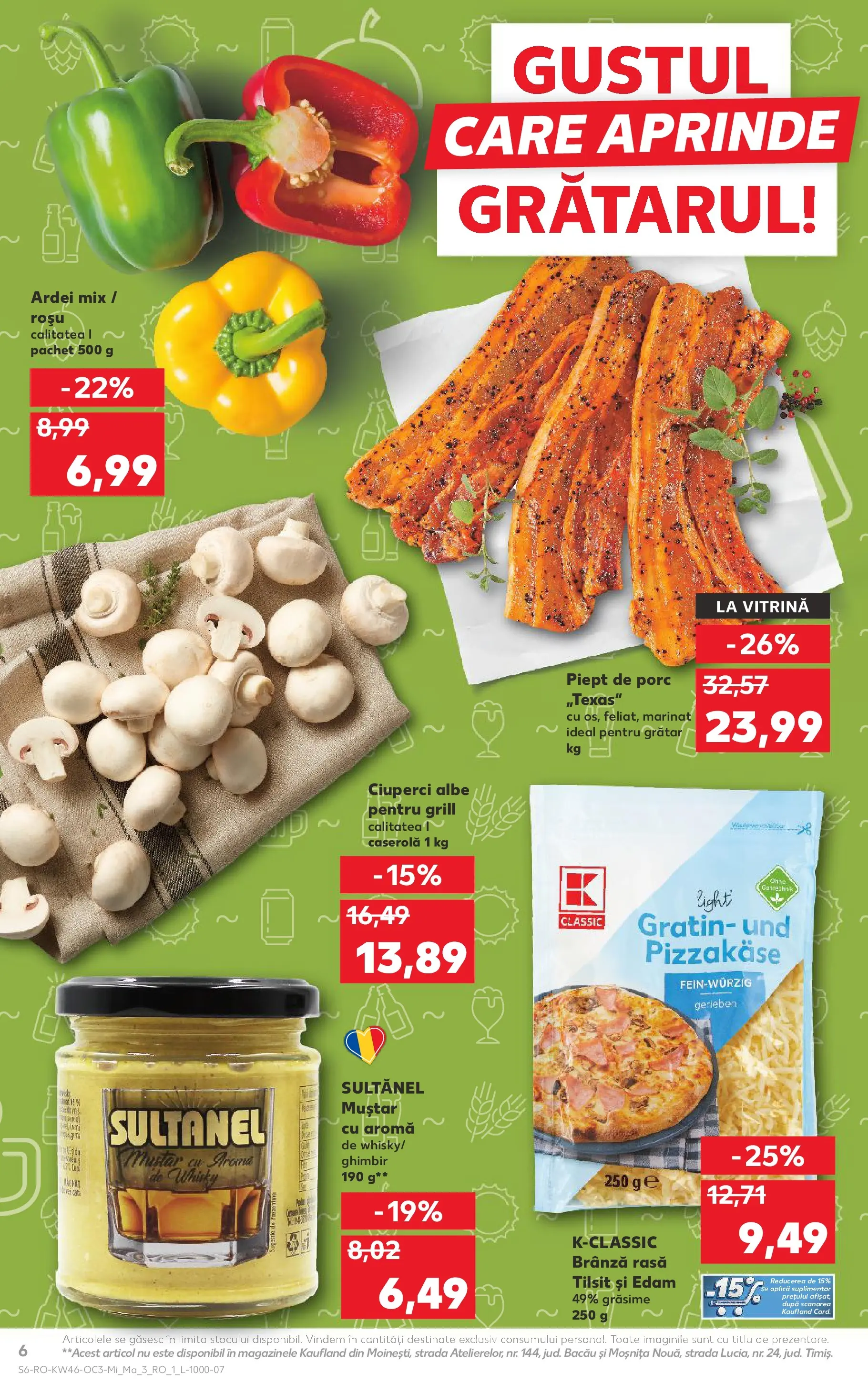 Catalog Kaufland 12 - 17 Noiembrie 2025 | Pagina 6 | Produse: Grill, Grătar, Ciuperci, Brânză