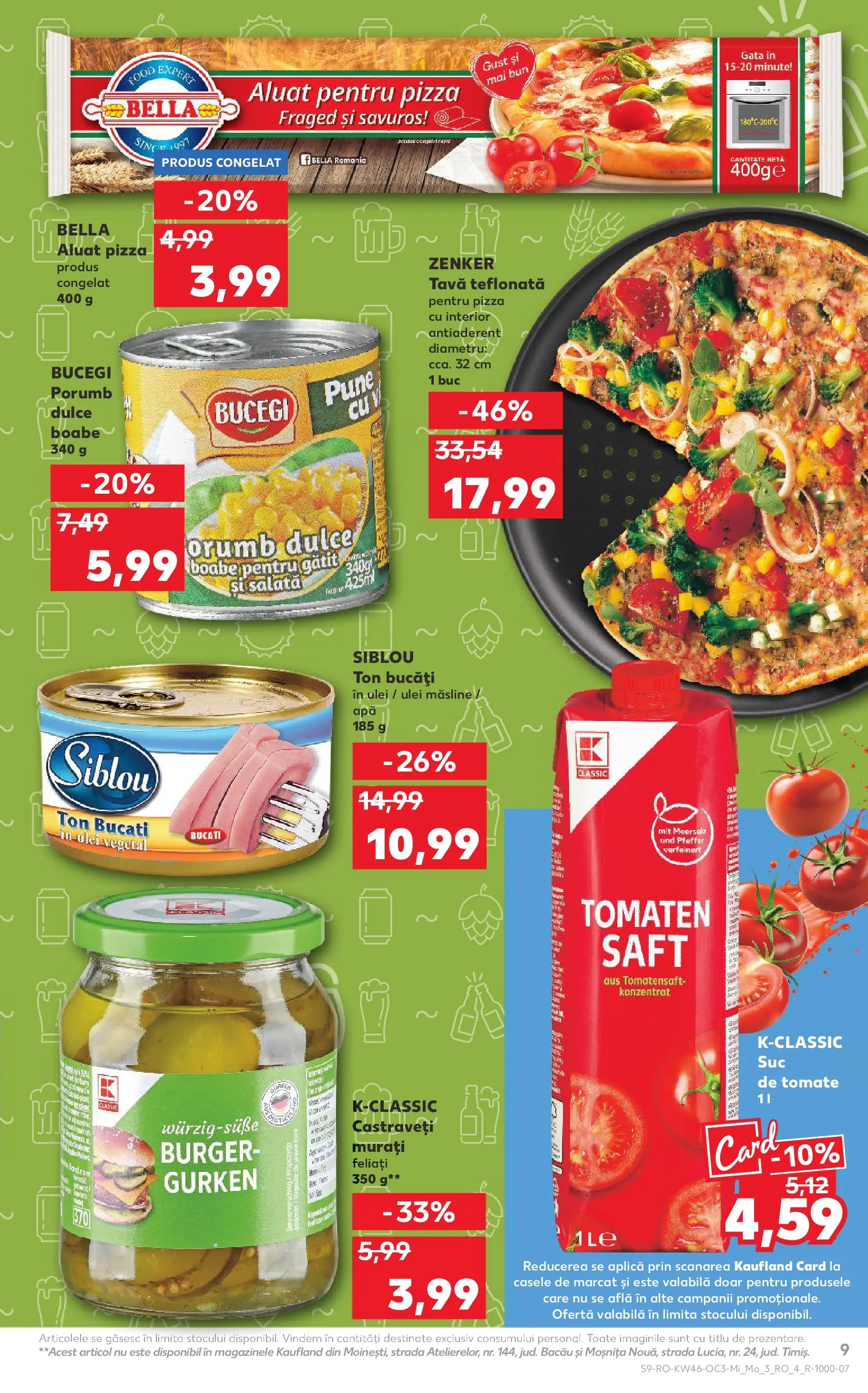 Catalog Kaufland 12 - 17 Noiembrie 2025 | Pagina 9 | Produse: Ulei, Pizza, Suc, Burger