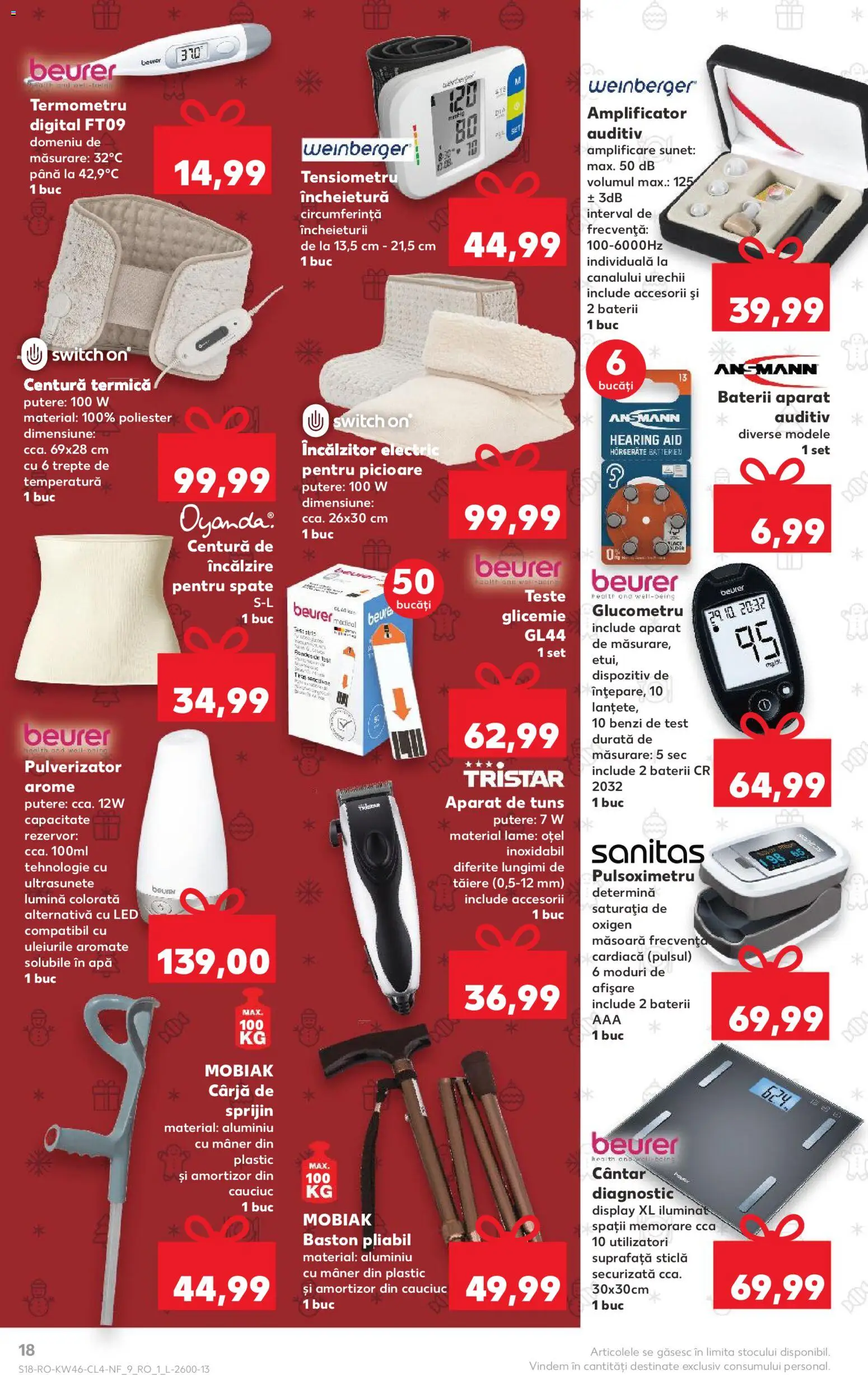 Catalog Kaufland 12 - 17 Noiembrie 2025 | Pagina 18 | Produse: Tensiometru, Monitor, Cântar, Baterii