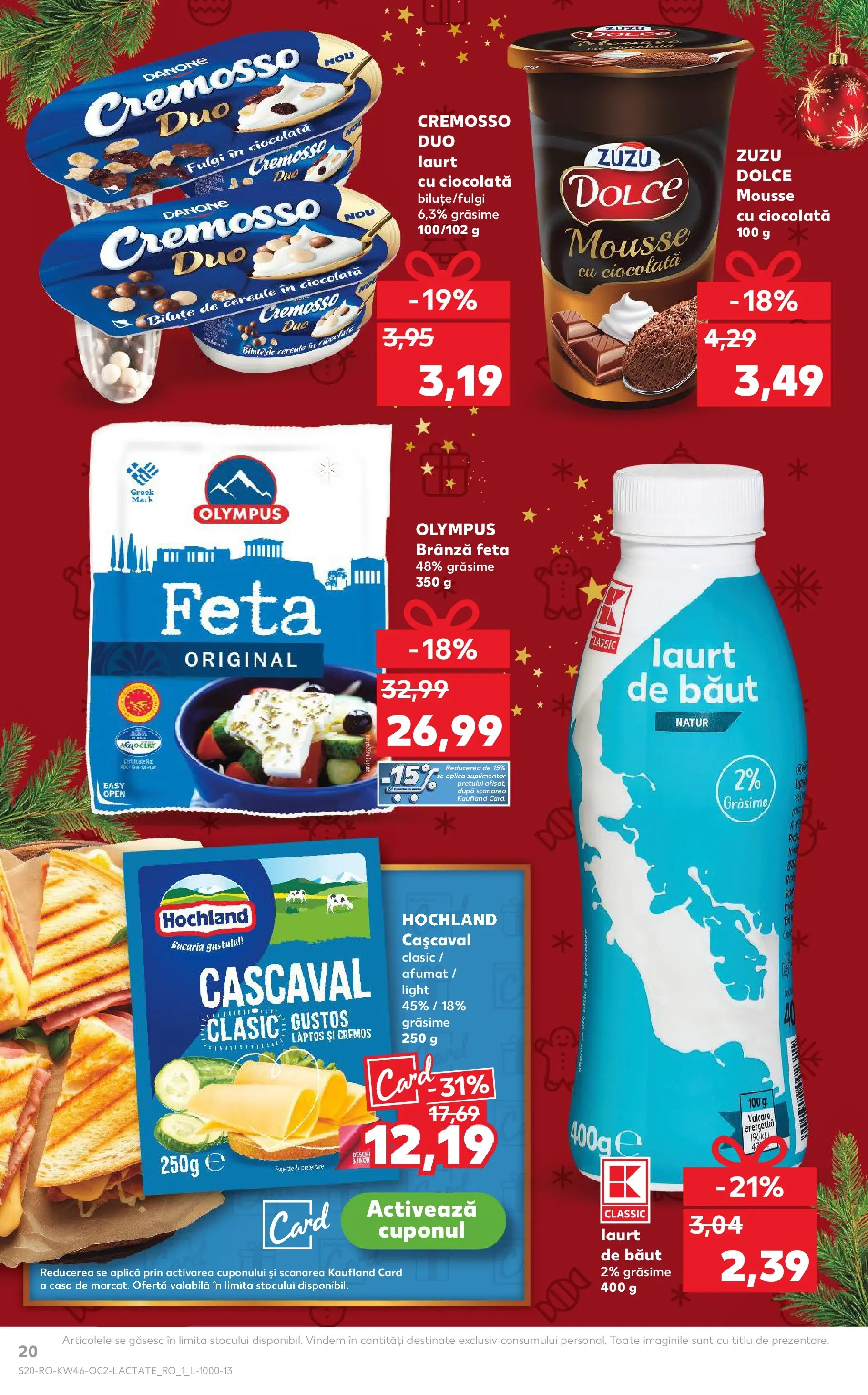 Catalog Kaufland 12 - 17 Noiembrie 2025 | Pagina 20 | Produse: Brânză, Iaurt, Cereale, Fulgi