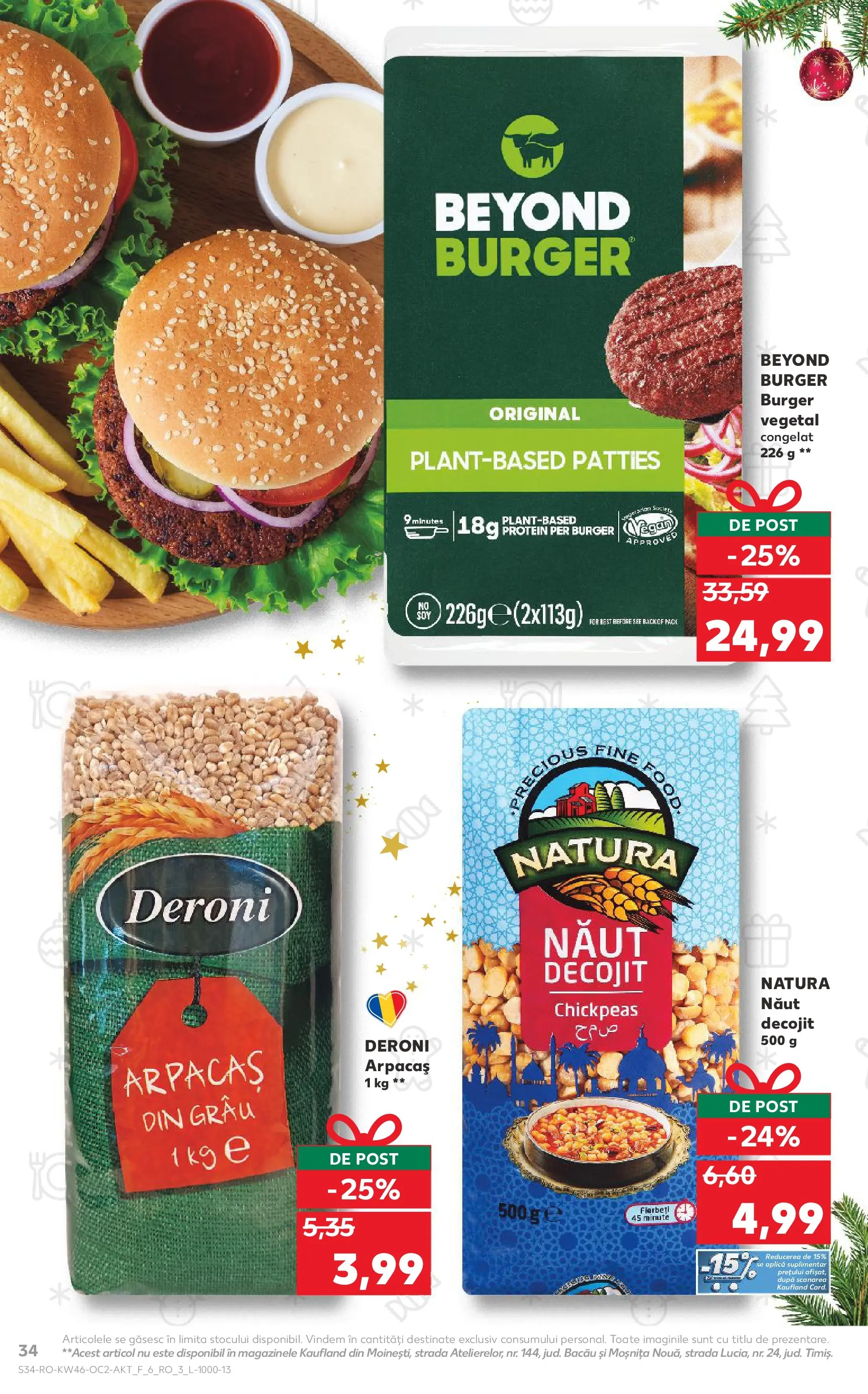 Catalog Kaufland 12 - 17 Noiembrie 2025 | Pagina 34 | Produse: Burger