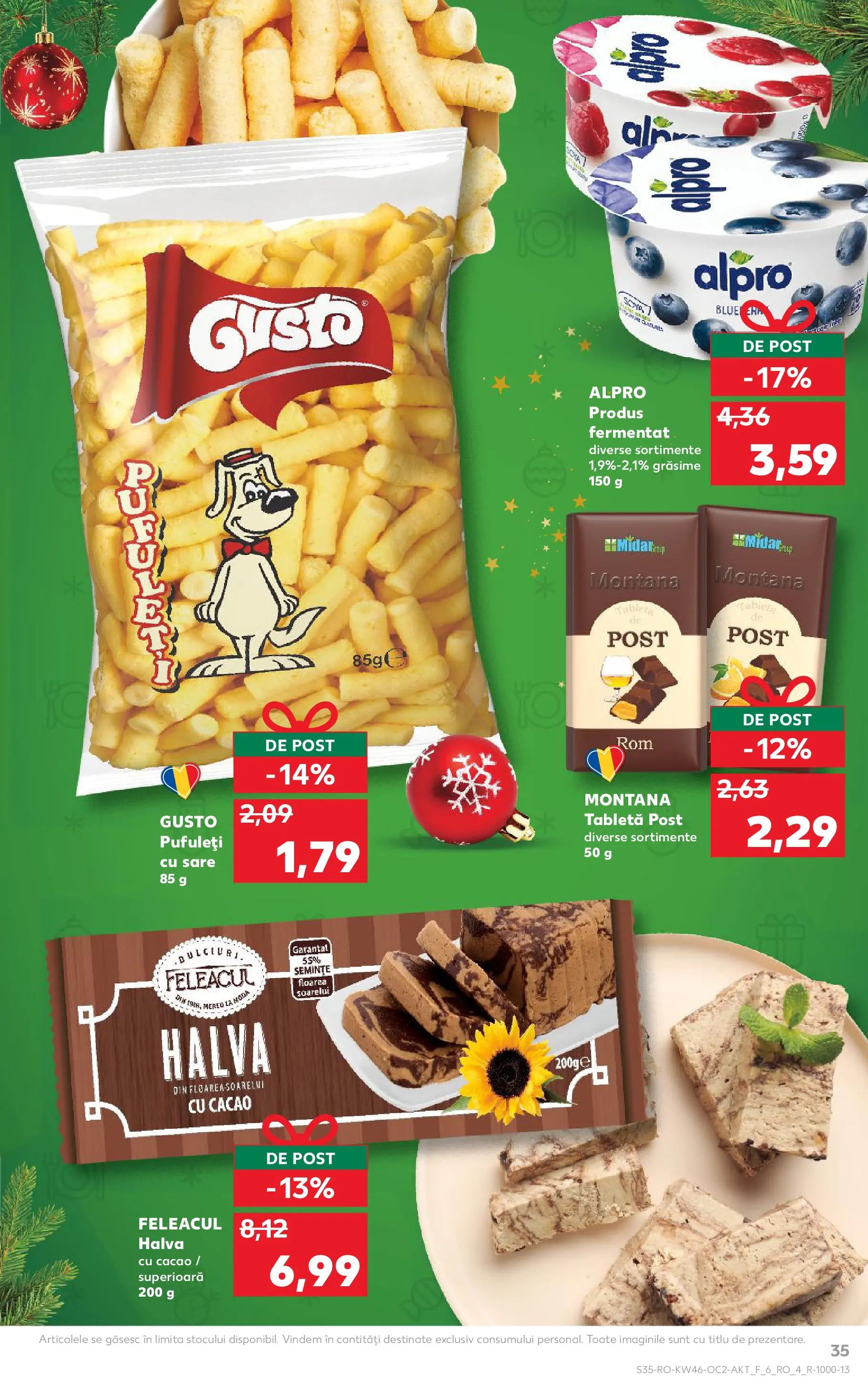 Catalog Kaufland 12 - 17 Noiembrie 2025 | Pagina 35 | Produse: Semințe, Pufuleți, Cacao, Sare