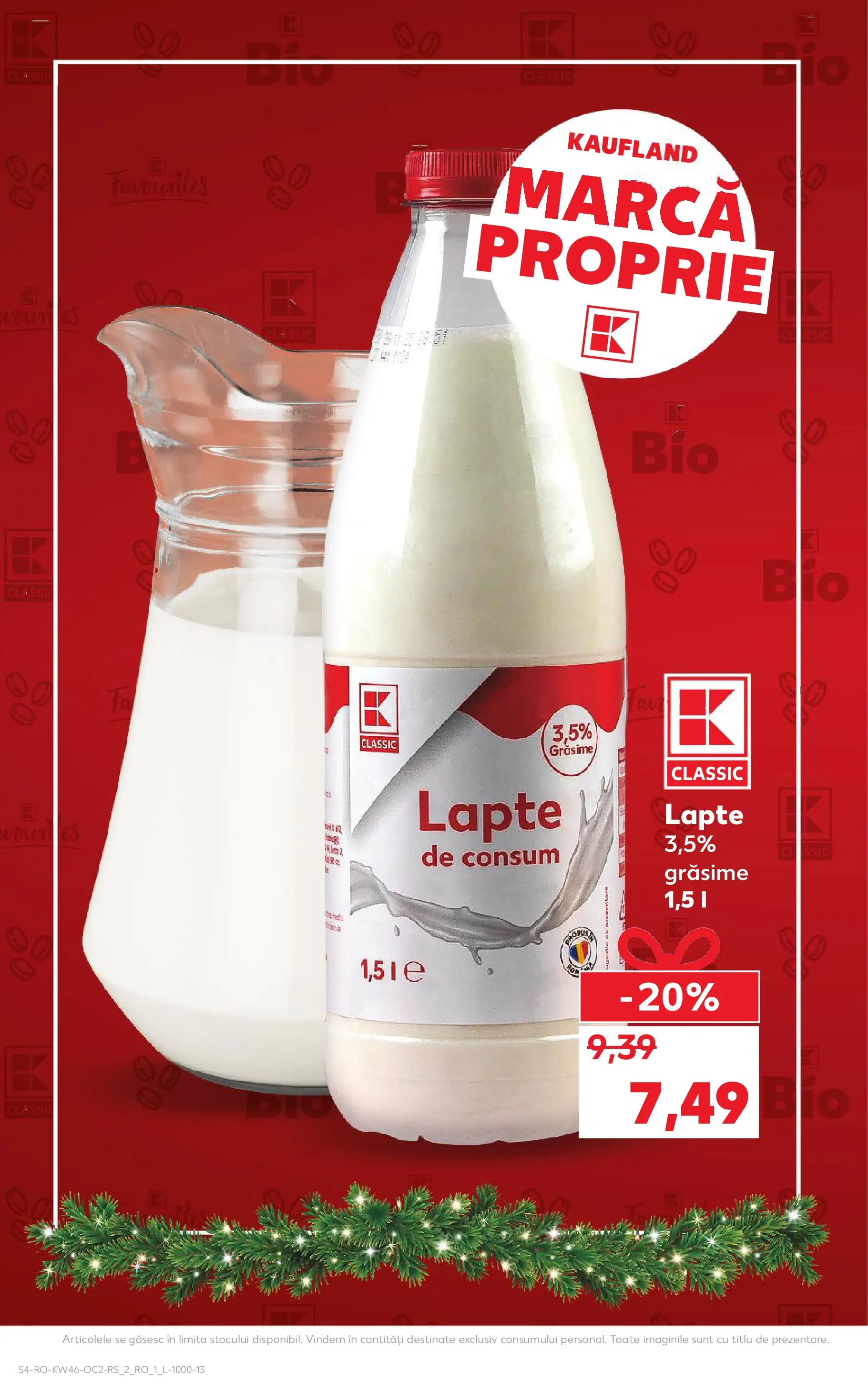 Catalog Kaufland 12 - 17 Noiembrie 2025 | Pagina 4 | Produse: Lapte