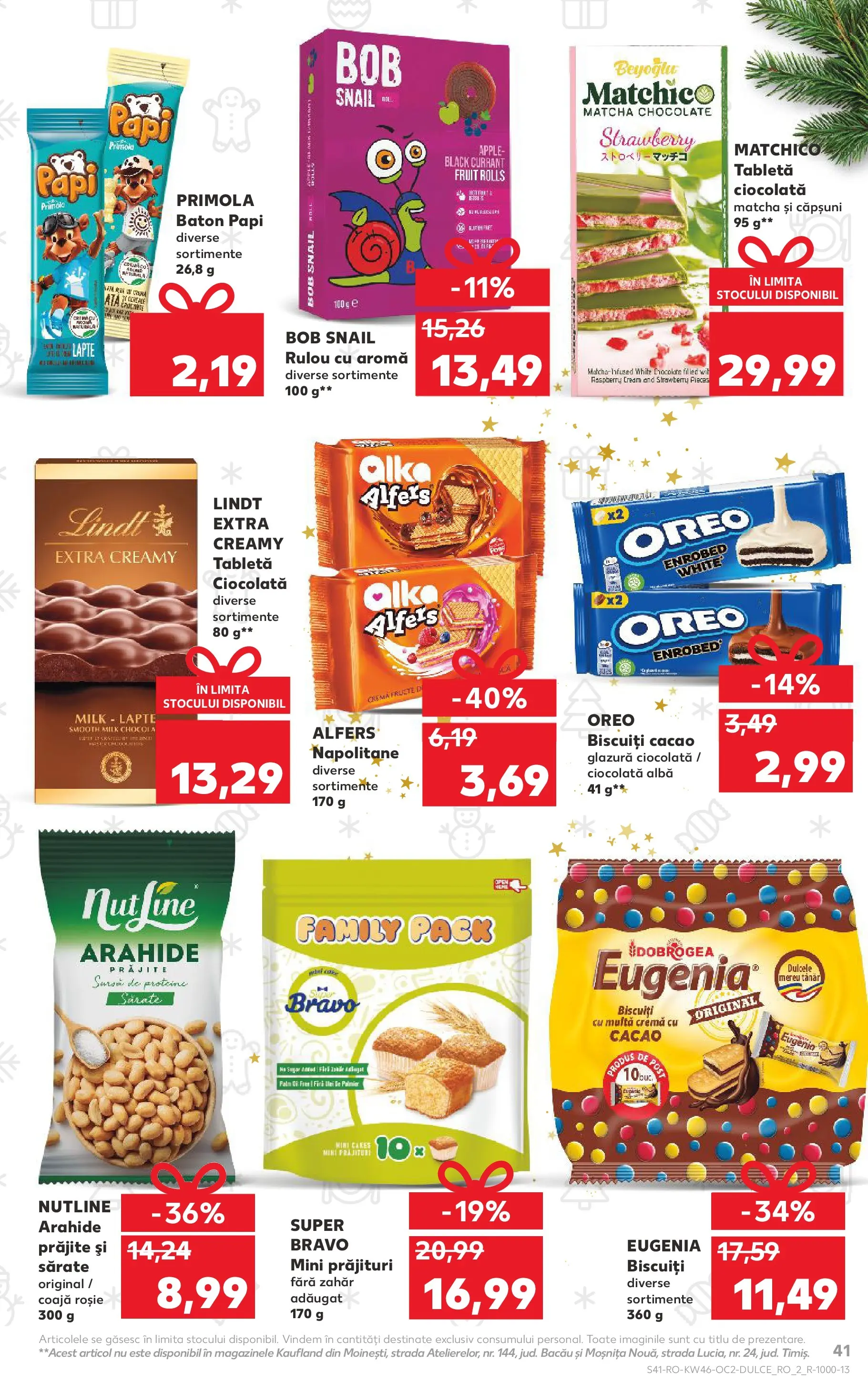 Catalog Kaufland 12 - 17 Noiembrie 2025 | Pagina 41 | Produse: Napolitane, Cremă, Căpșuni, Cacao