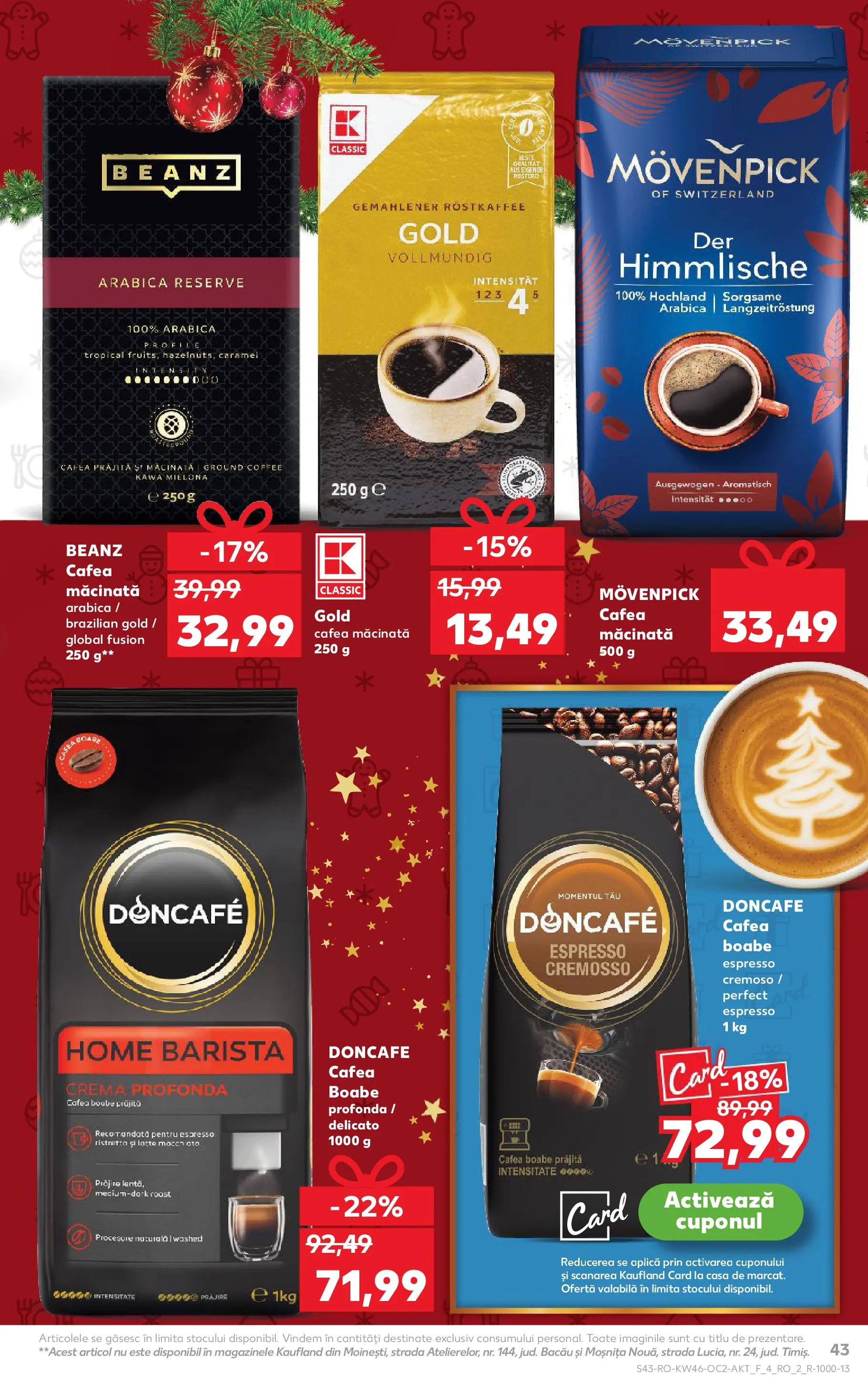 Catalog Kaufland 12 - 17 Noiembrie 2025 | Pagina 43 | Produse: Cremă, Cafea