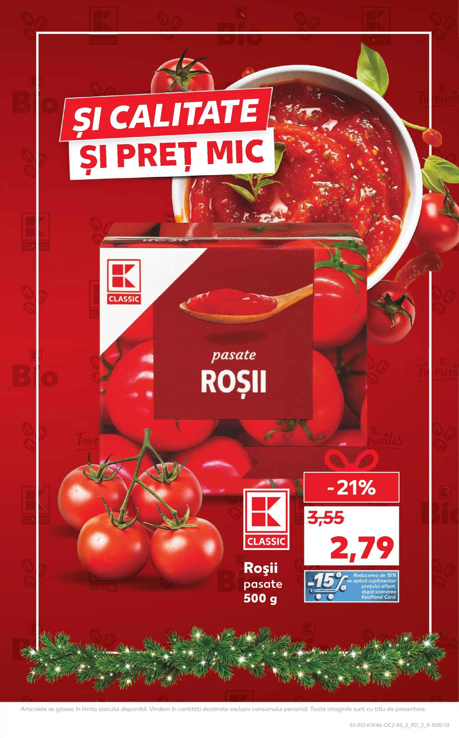Catalog Kaufland 12 - 17 Noiembrie 2025 | Pagina 5 | Produse: Roșii