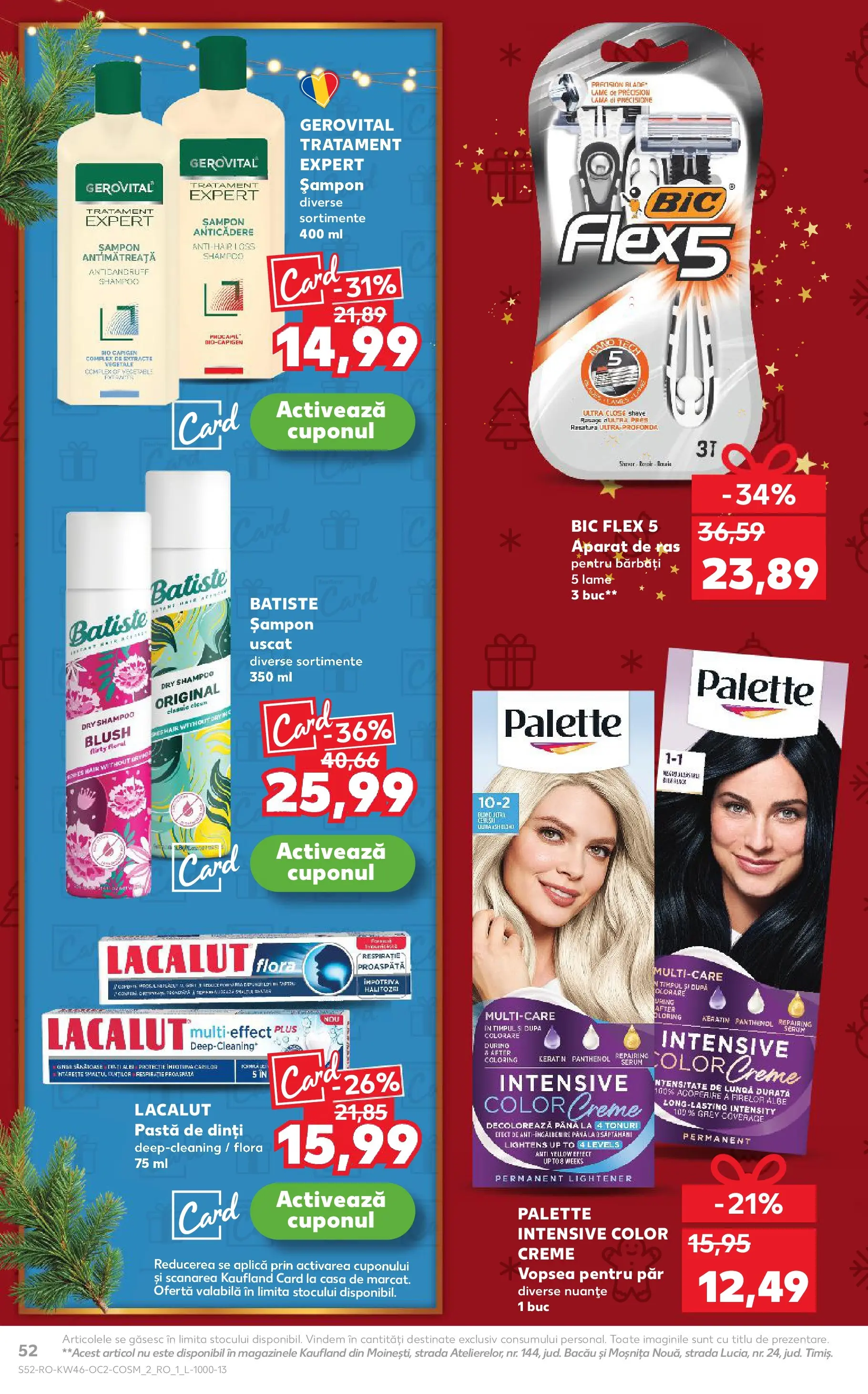 Catalog Kaufland 12 - 17 Noiembrie 2025 | Pagina 52 | Produse: Serum, Aparat De Ras, Vopsea, Șampon