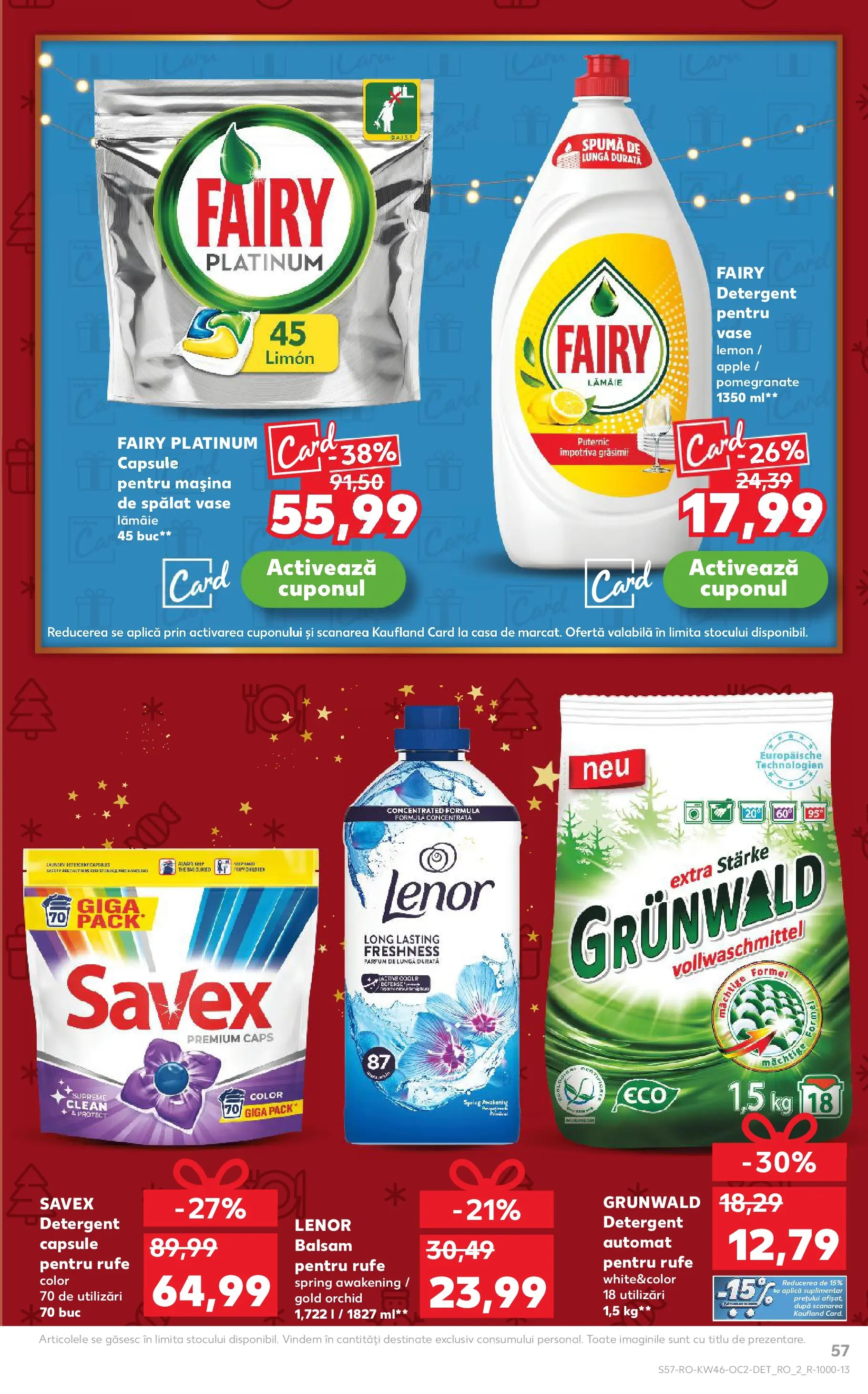 Catalog Kaufland 12 - 17 Noiembrie 2025 | Pagina 57 | Produse: Parfum, Yorgan, Detergent, Capsule pentru mașina de spălat