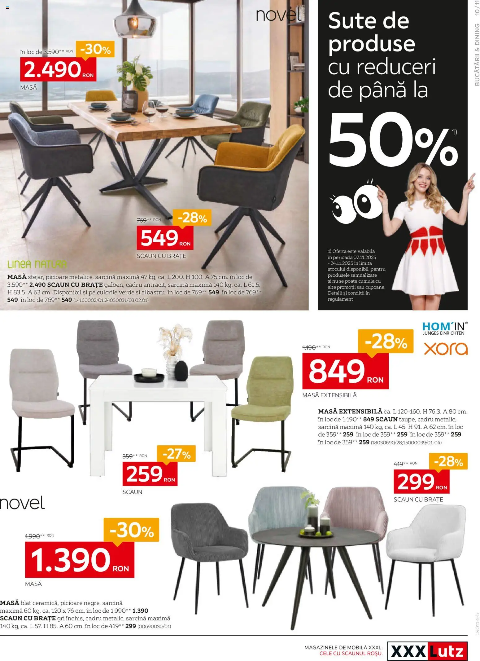 Catalog XXXLutz 7 - 23 Noiembrie 2025 | Pagina 11 | Produse: Masă, Scaun