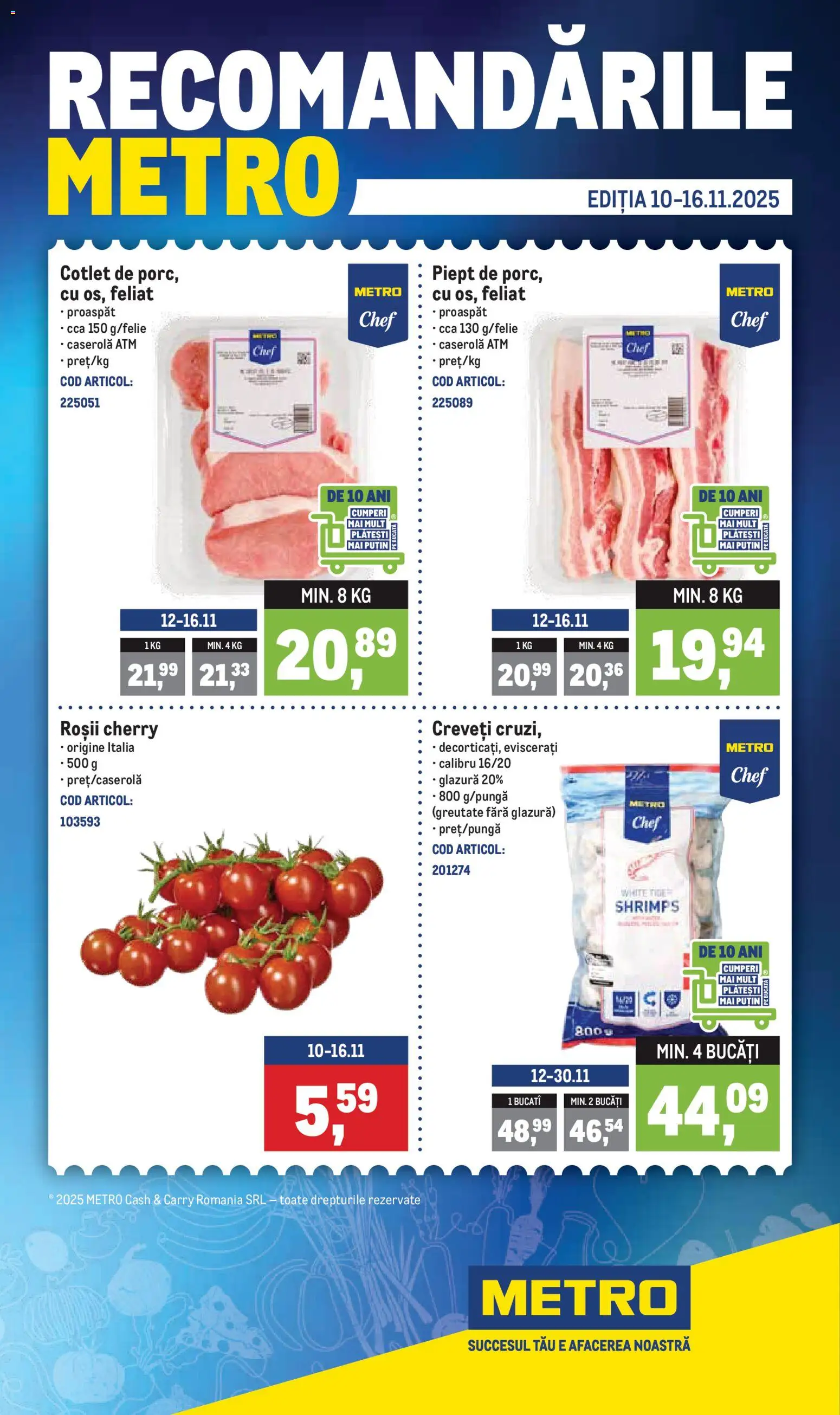 Catalog METRO 10 - 15 Noiembrie 2025 | Pagina 1 | Produse: Lait de coco, Roșii