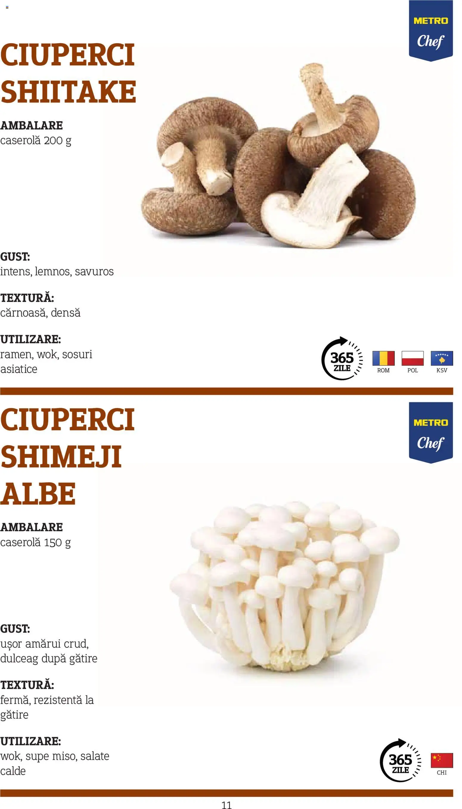 Catalog METRO 10 Noiembrie 2025 - 30 Decembrie 2026 | Pagina 11 | Produse: Ciuperci