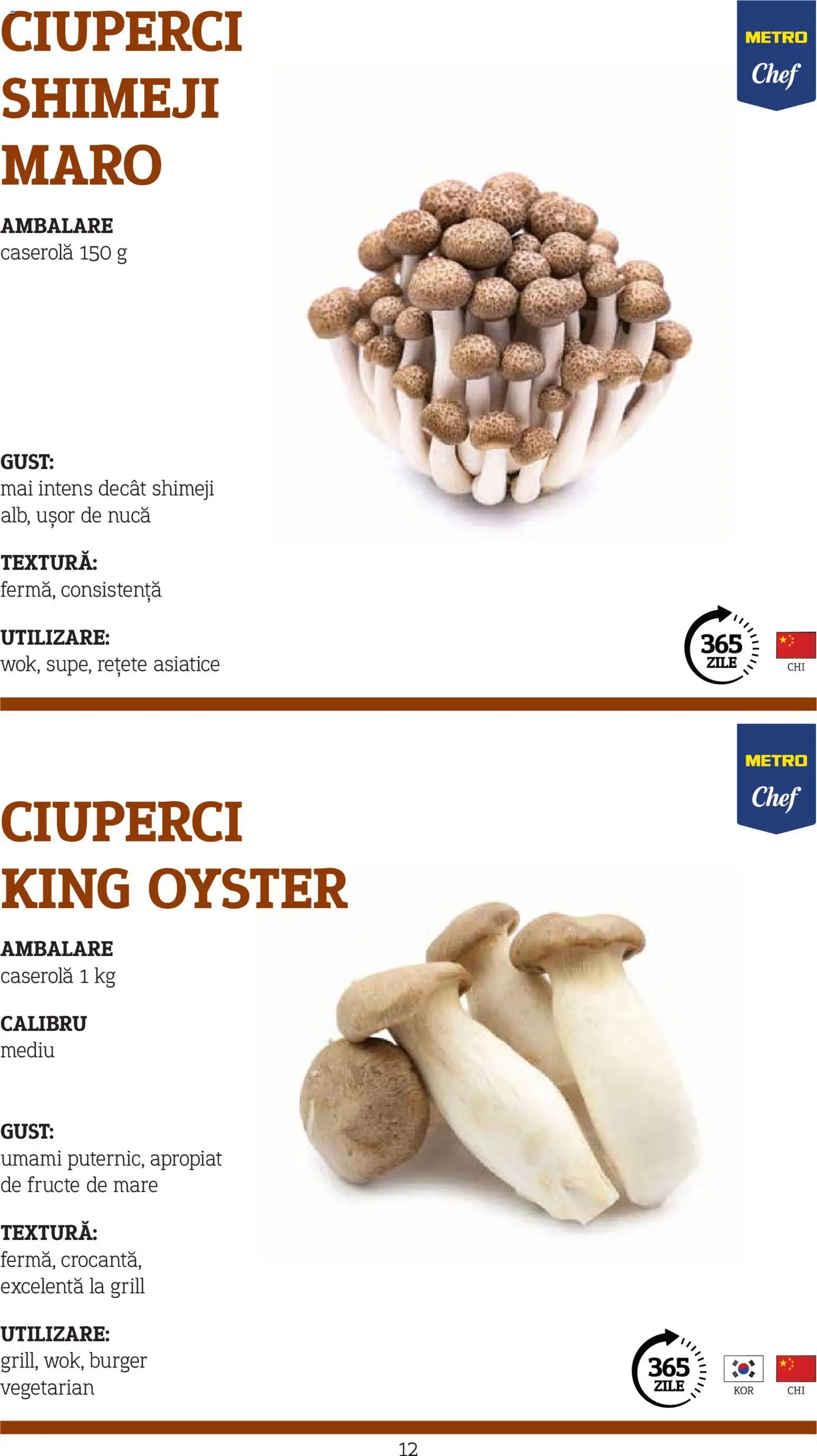 Catalog METRO 10 Noiembrie 2025 - 30 Decembrie 2026 | Pagina 12 | Produse: Grill, Ciuperci, Burger, Fructe
