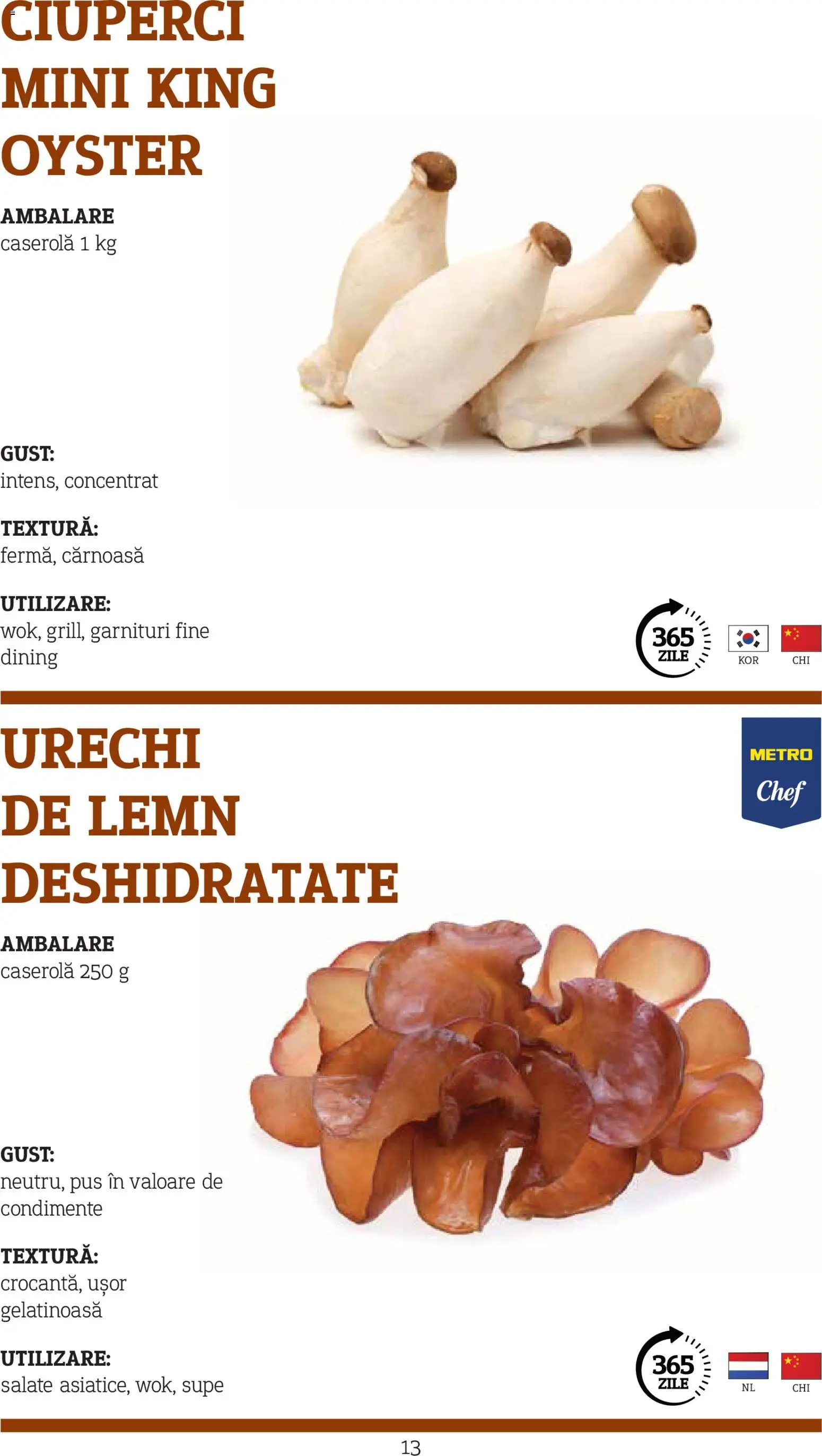 Catalog METRO 10 Noiembrie 2025 - 30 Decembrie 2026 | Pagina 13 | Produse: Ciuperci, Condimente