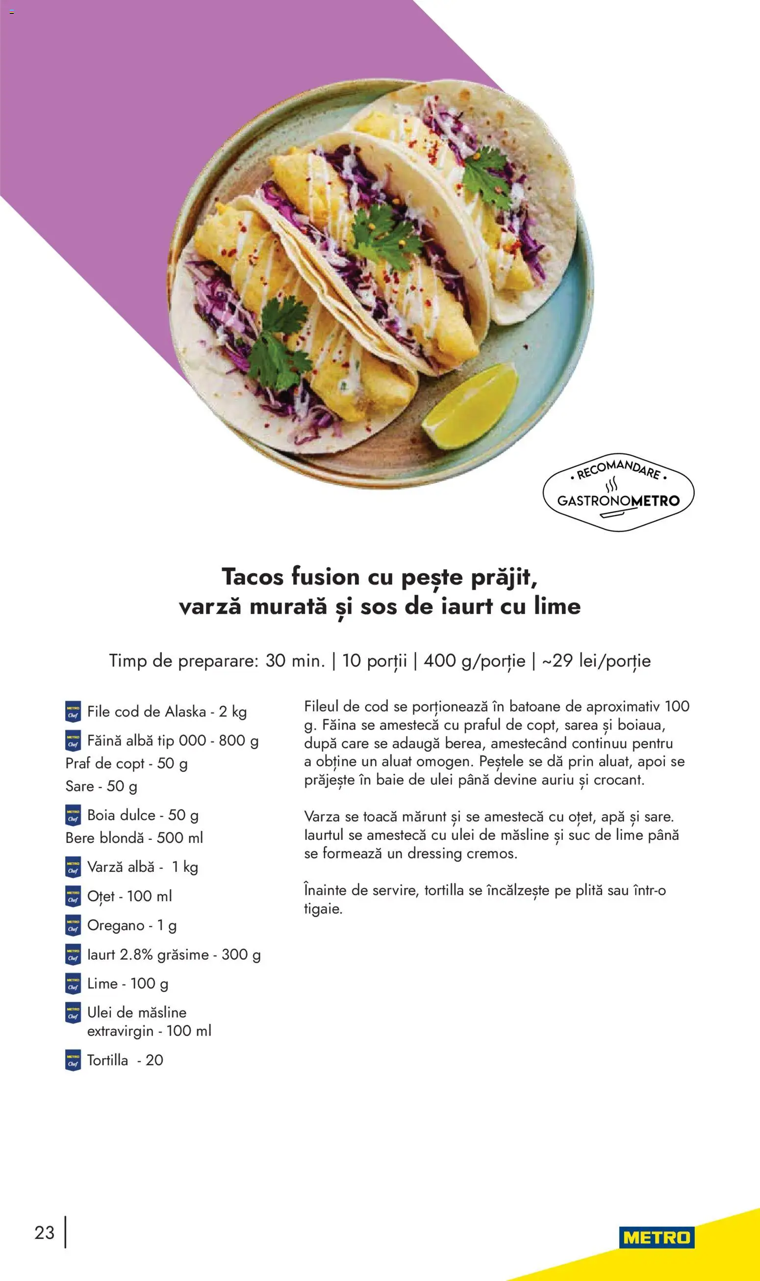 Catalog METRO 10 Noiembrie 2025 - 30 Decembrie 2026 | Pagina 23 | Produse: Lime, Oțet, Suc, Sos