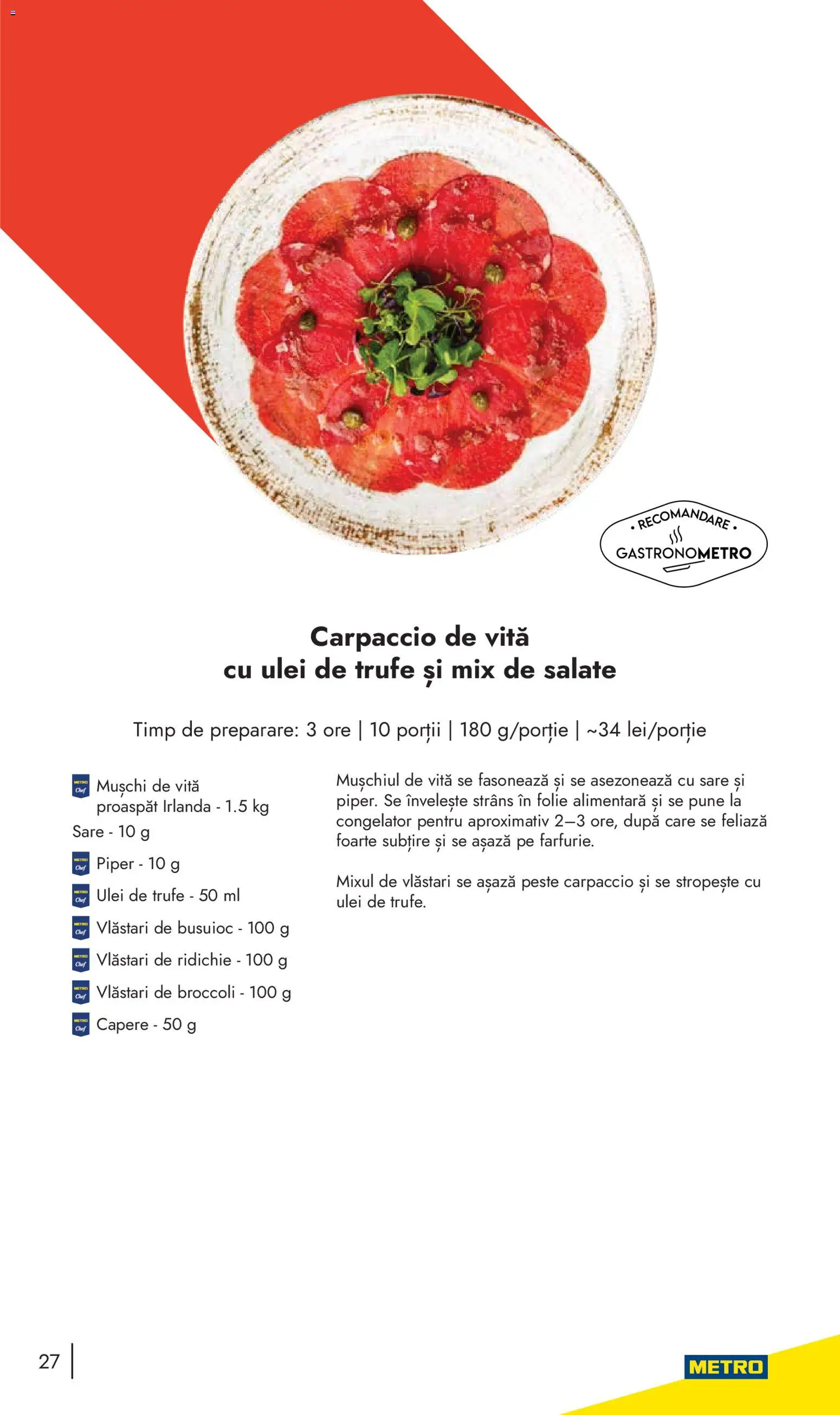 Catalog METRO 10 Noiembrie 2025 - 30 Decembrie 2026 | Pagina 27 | Produse: Çatal, Ulei, Pește, Sare