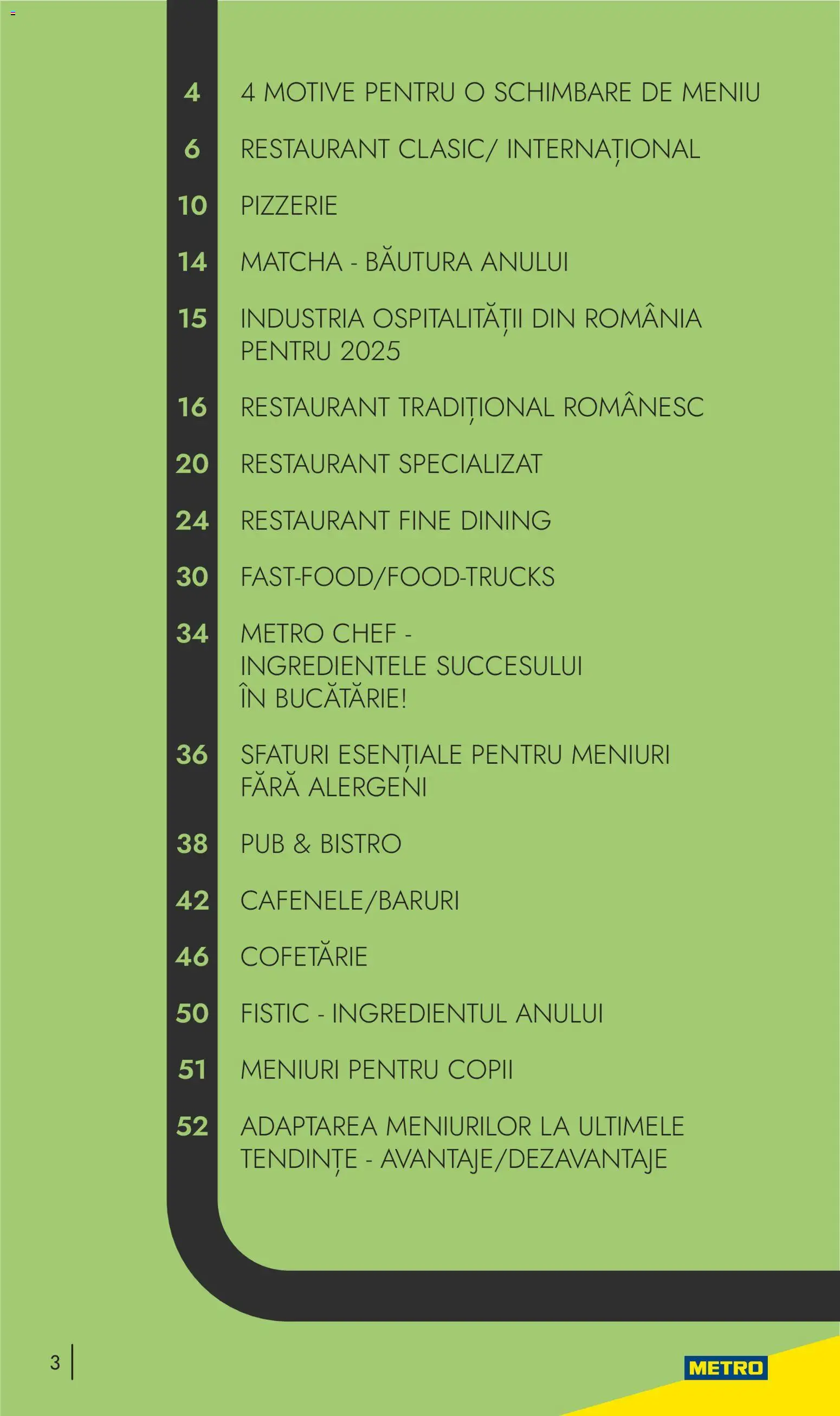 Catalog METRO 10 Noiembrie 2025 - 30 Decembrie 2026 | Pagina 3 | Produse: Bucătărie, Fistic