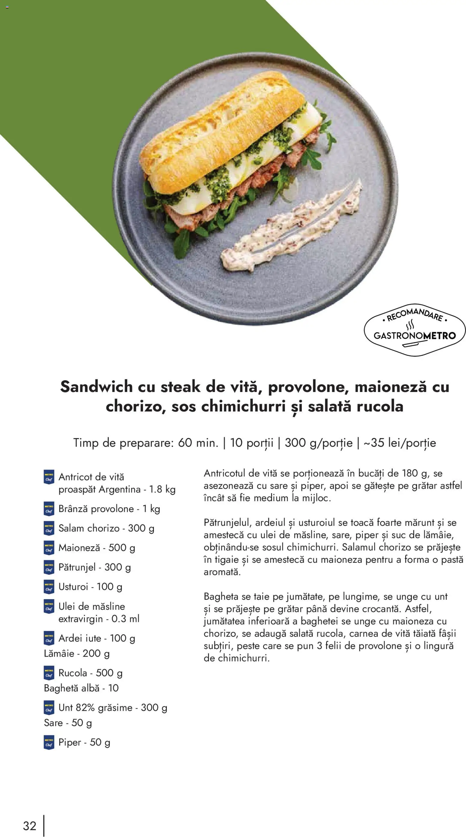 Catalog METRO 10 Noiembrie 2025 - 30 Decembrie 2026 | Pagina 32 | Produse: Grătar, Suc, Sos, Sare