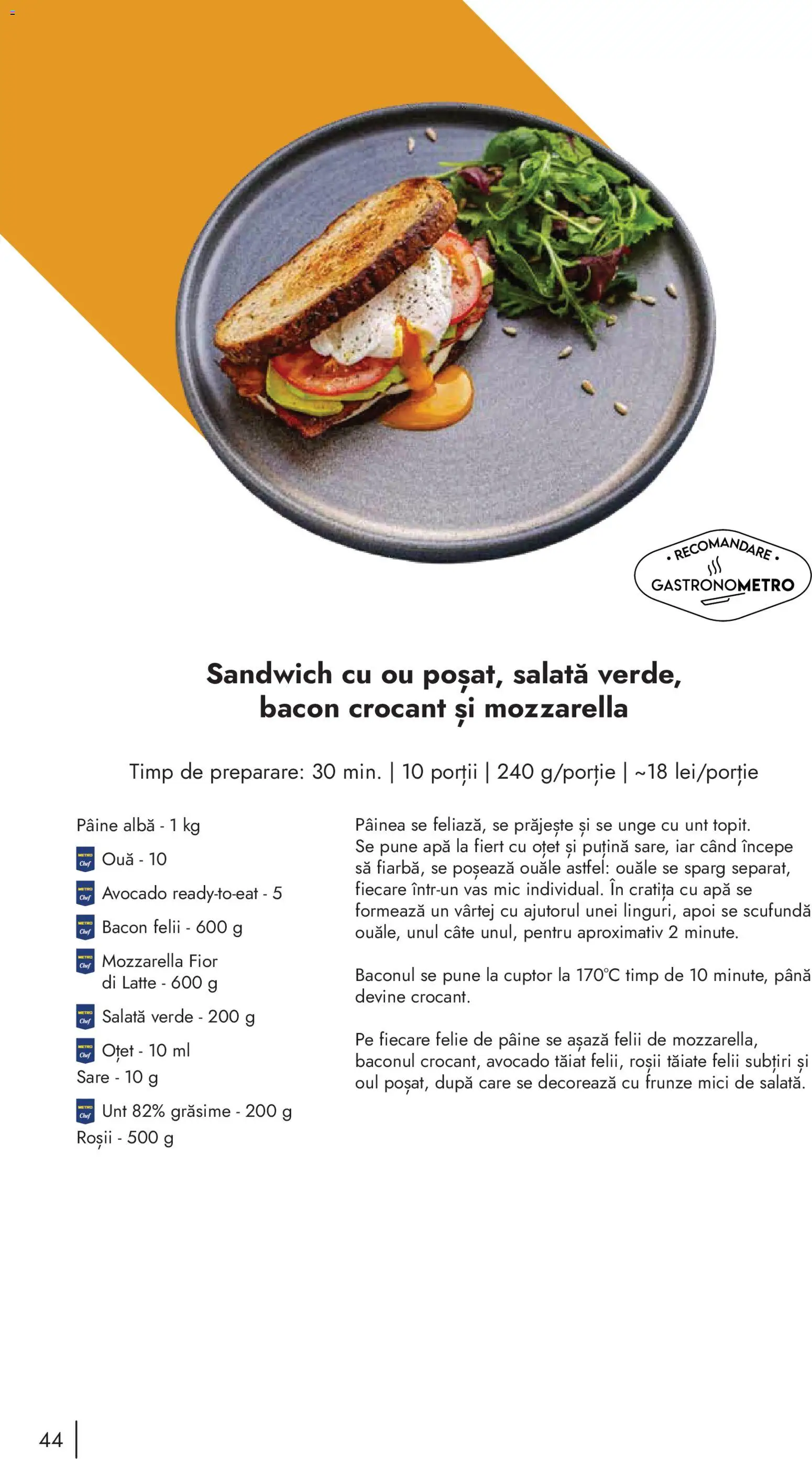 Catalog METRO 10 Noiembrie 2025 - 30 Decembrie 2026 | Pagina 44 | Produse: Cratiță, Oțet, Roșii, Apă