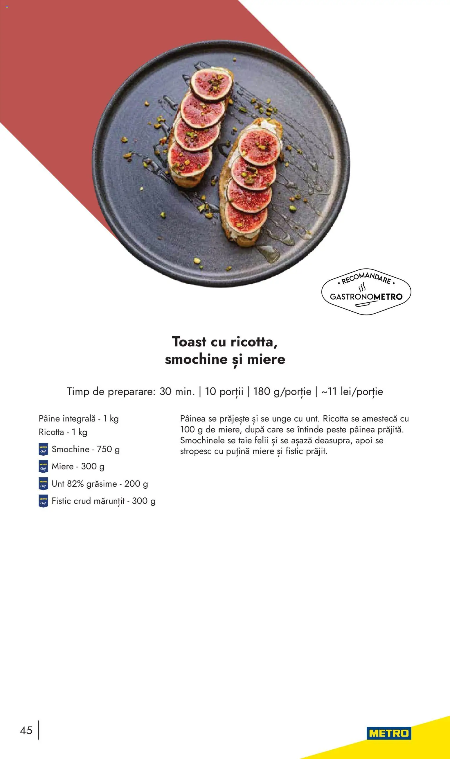 Catalog METRO 10 Noiembrie 2025 - 30 Decembrie 2026 | Pagina 45 | Produse: Unt, Pâine, Pește, Fistic